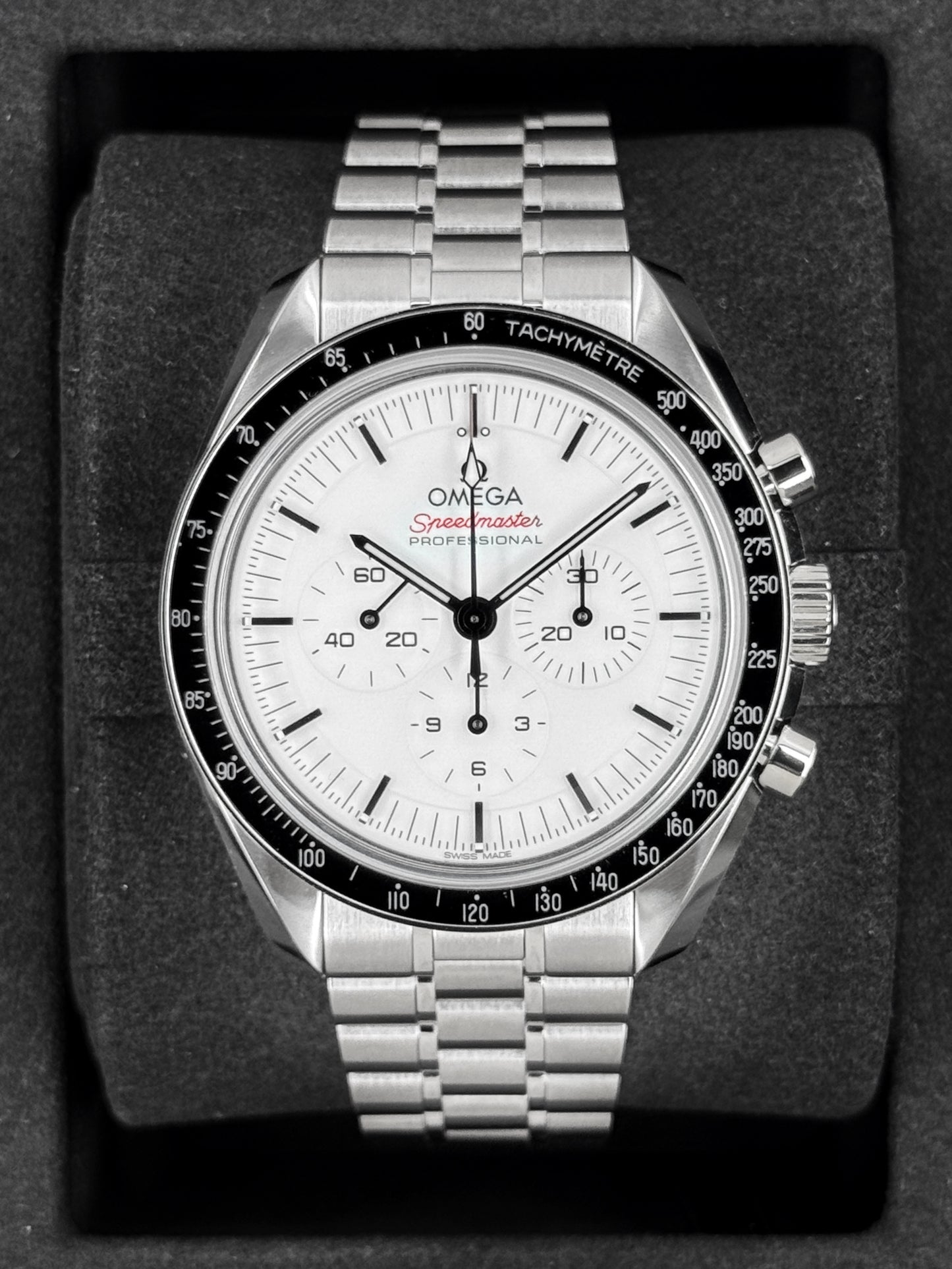 NEW 2026 Omega Speedmaster Moonwatch Pro 42mm 310.30.42.50.04.001 White Dial