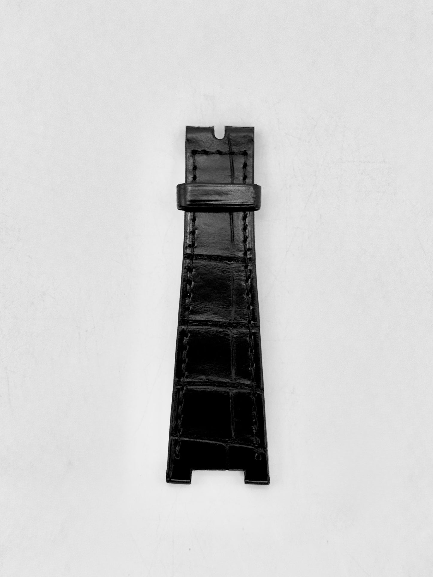 Patek Philippe Golden Ellipse Black Alligator Leather Strap