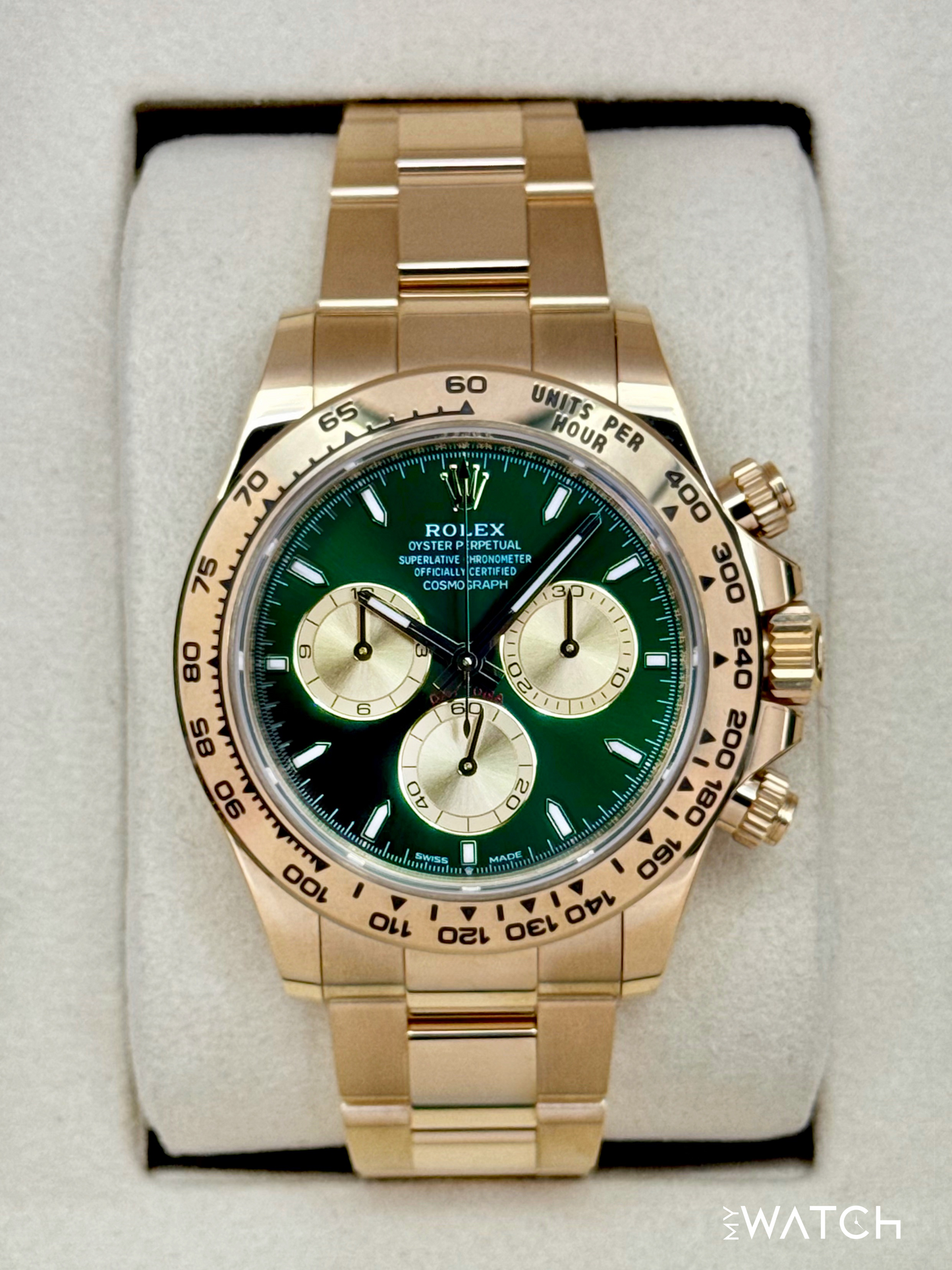 NEW 2025 Rolex Daytona "John Mayer" 40mm 126508 Yellow Gold Green Dial