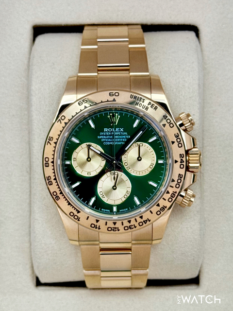 NEW 2026 Rolex Daytona "John Mayer" 40mm 126508 Yellow Gold Green Dial