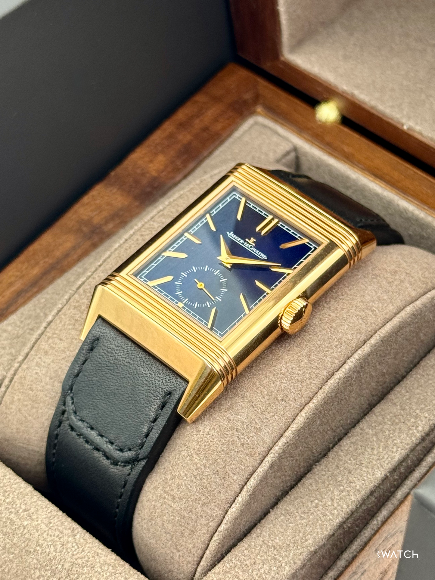 2024 Jaeger-Coultre Reverso Tribute 47mm Q3982590 Rose Gold Blue Dial