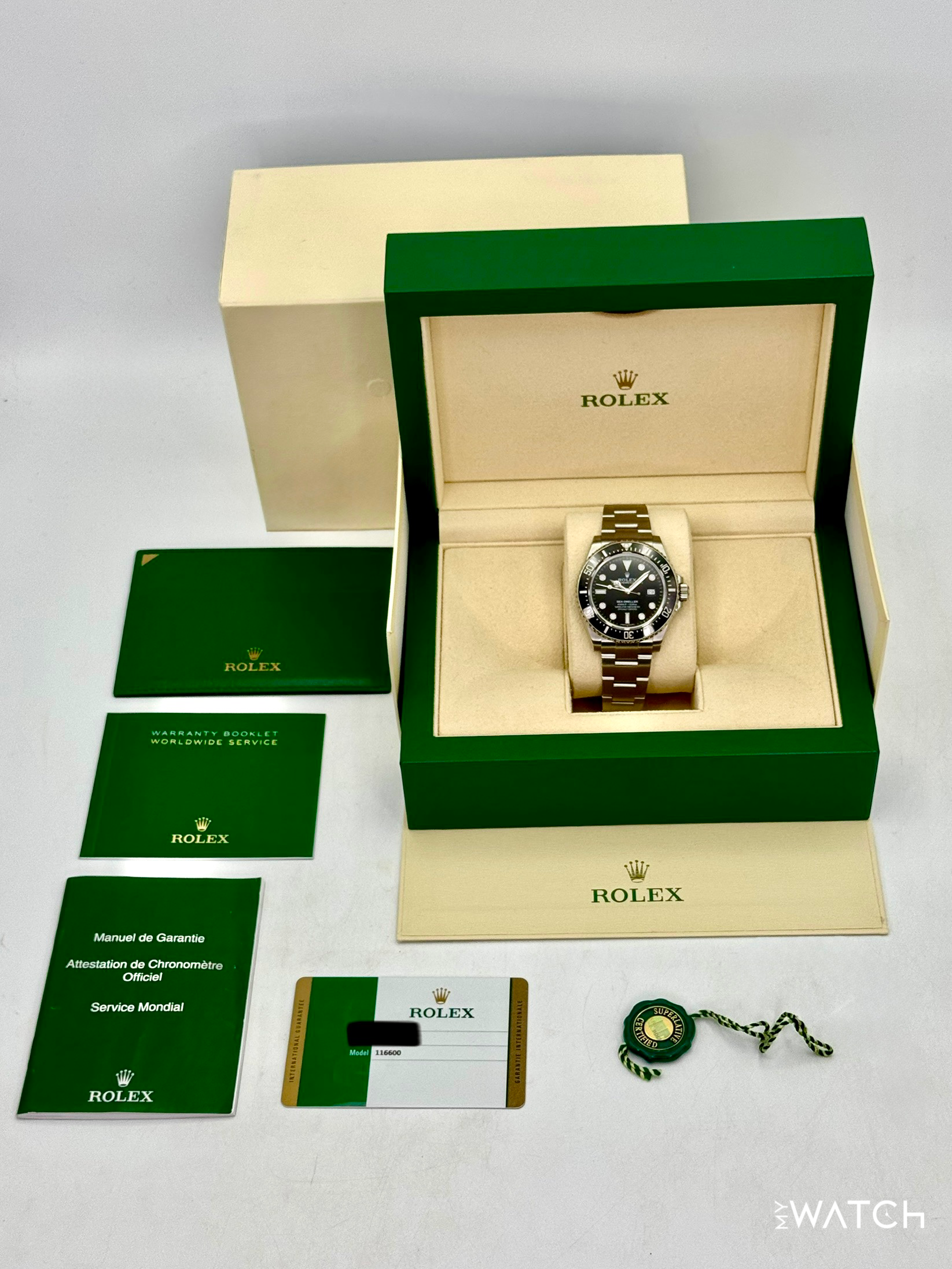 2016 Rolex Sea-Dweller 4000 "SD4K" 40mm 116600 Black Dial - MyWatchLLC
