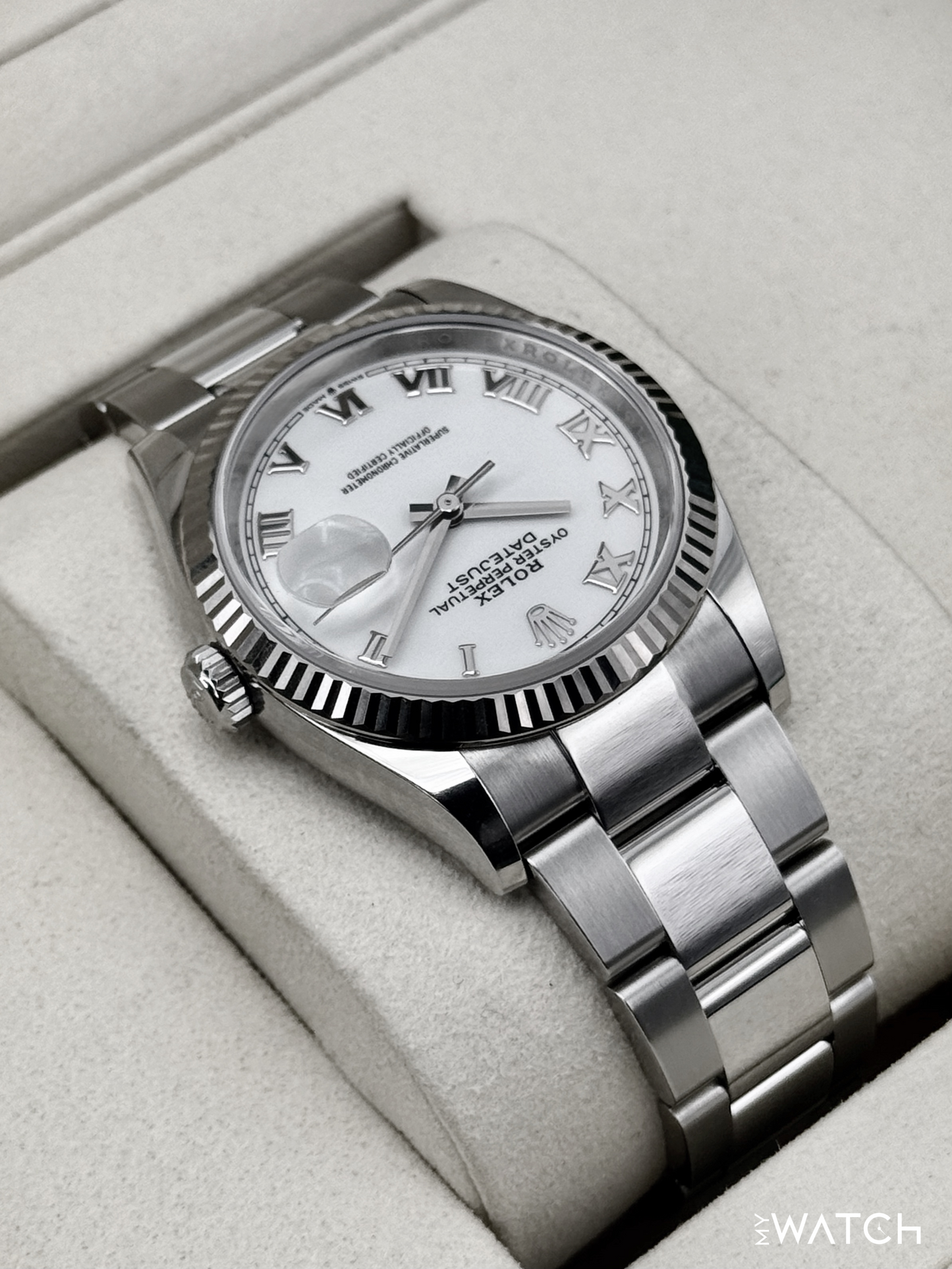 NEW 2026 Rolex Datejust 36mm 126234 Stainless Steel Oyster White Dial - MyWatchLLC