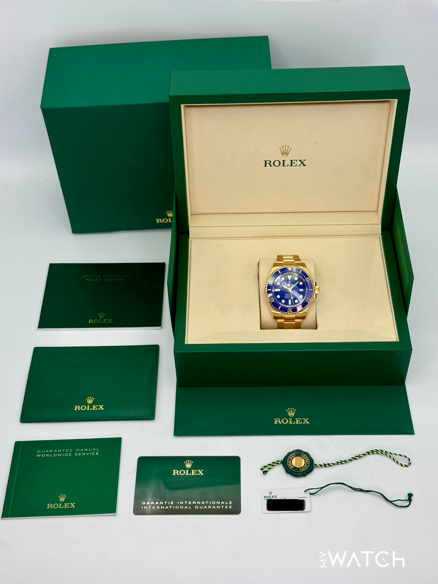 NEW 2025 Rolex Deepsea 44mm 136668LB Yellow Gold Blue Dial (STICKERED)