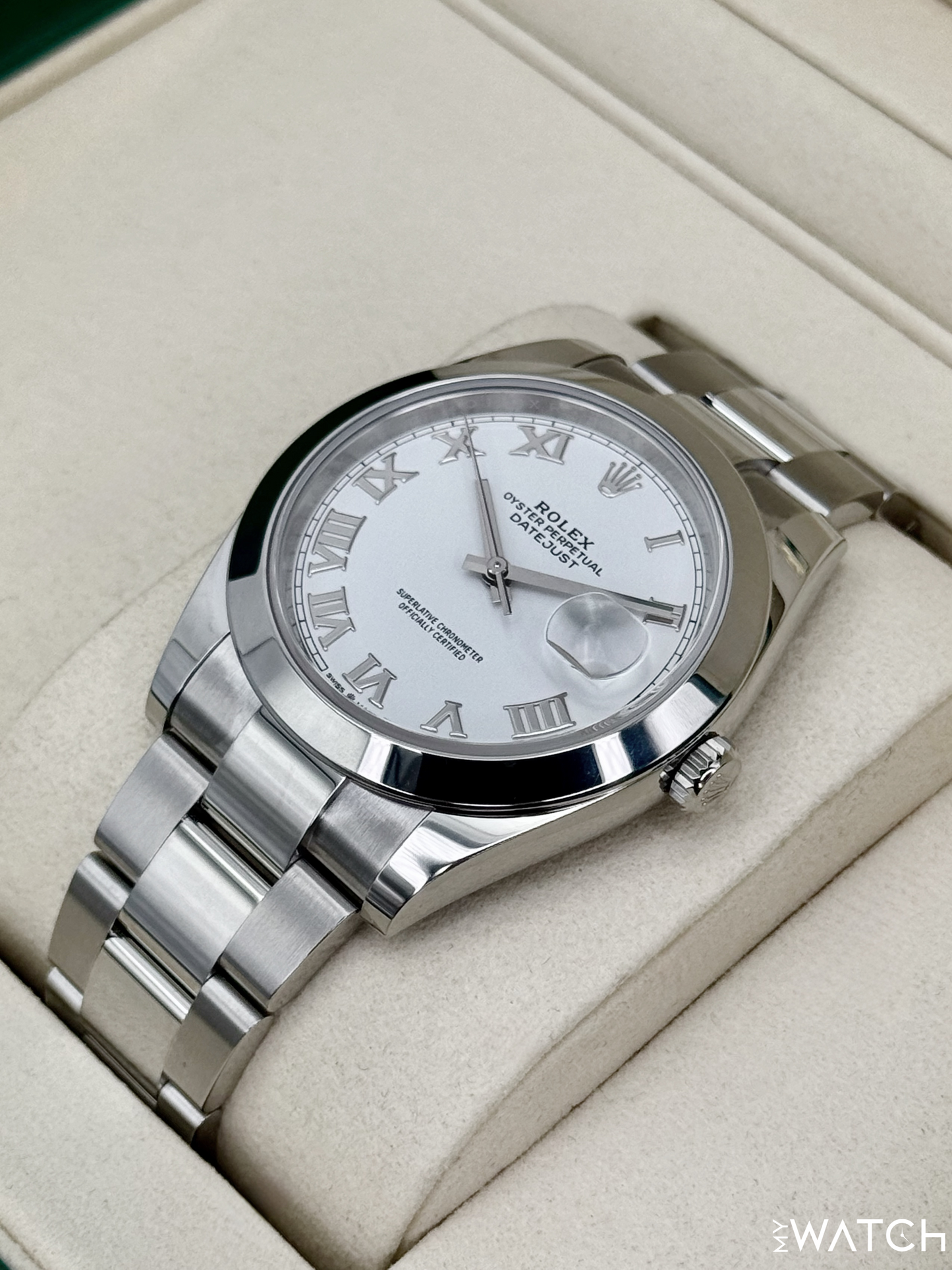 NEW 2025 Rolex Datejust 41mm 126300 Stainless Steel Oyster White Dial