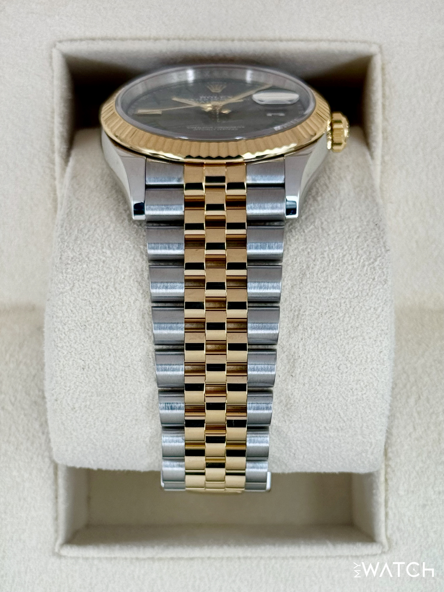 2023 Rolex Datejust 36mm 126233 Two-Tone Jubilee Wimbledon Dial