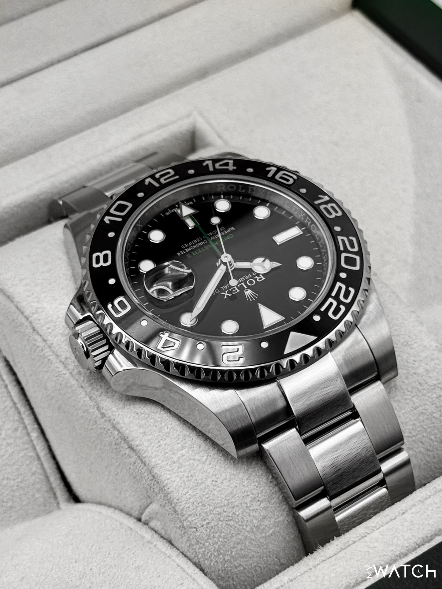2018 Rolex GMT-Master II 40mm 116710LN Stainless Steel Black Dial - MyWatchLLC