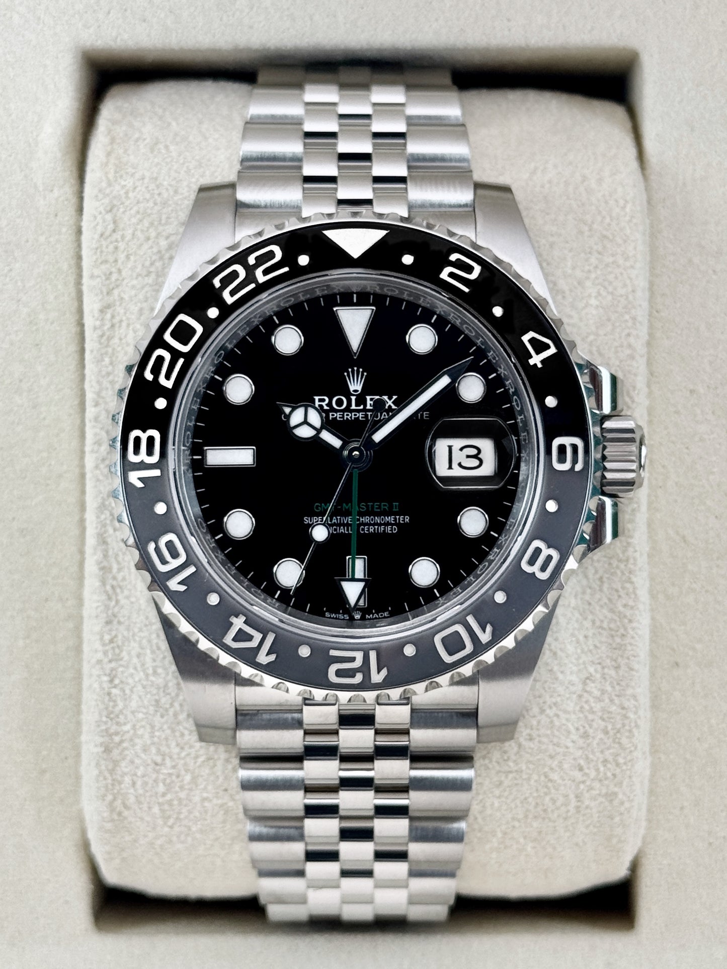 2025 Rolex GMT-Master II "Bruce Wayne" 40mm 126710GRNR Jubilee