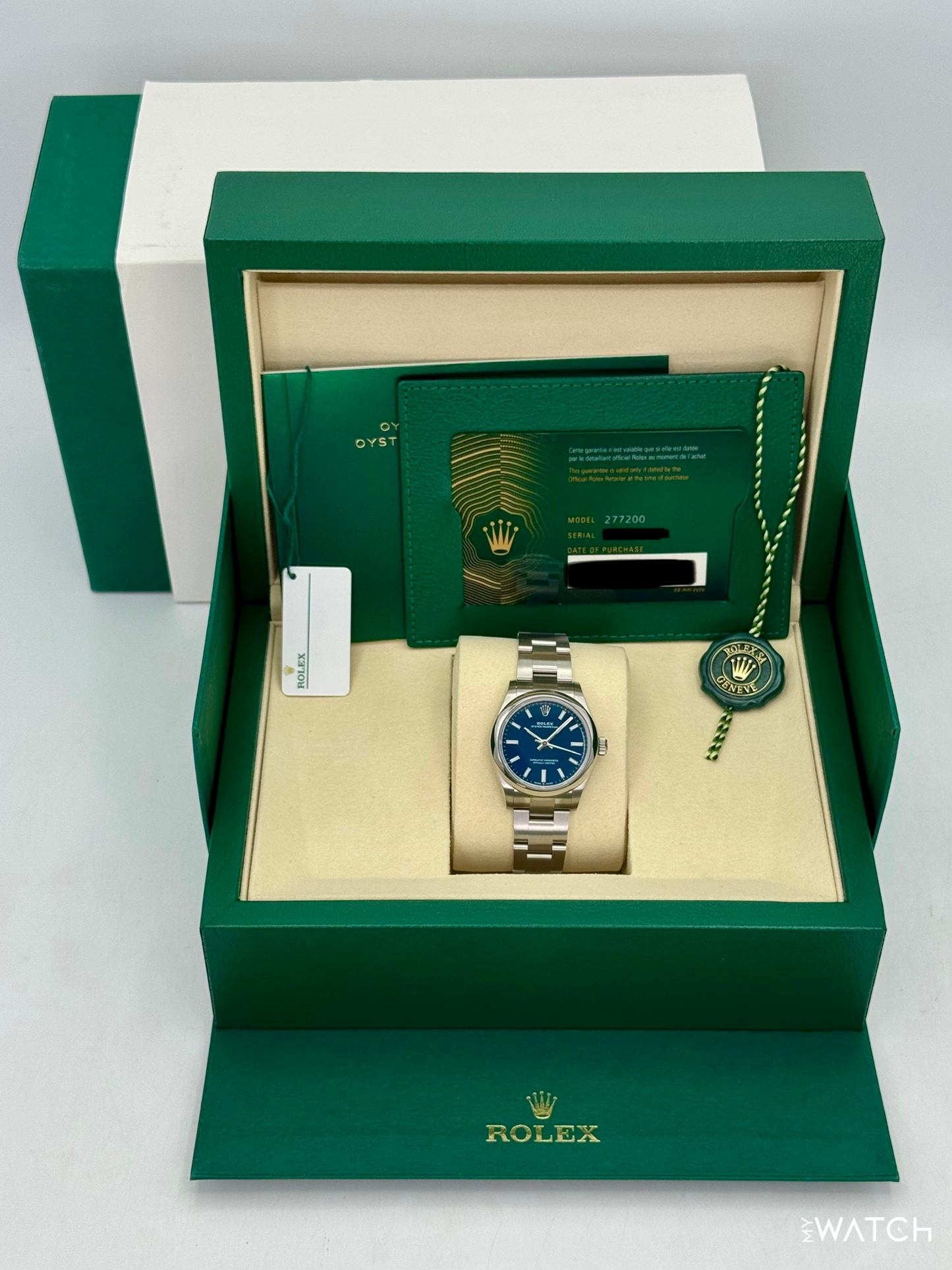 NEW 2026 Rolex Oyster Perpetual 31mm 277200 Med Blue Dial