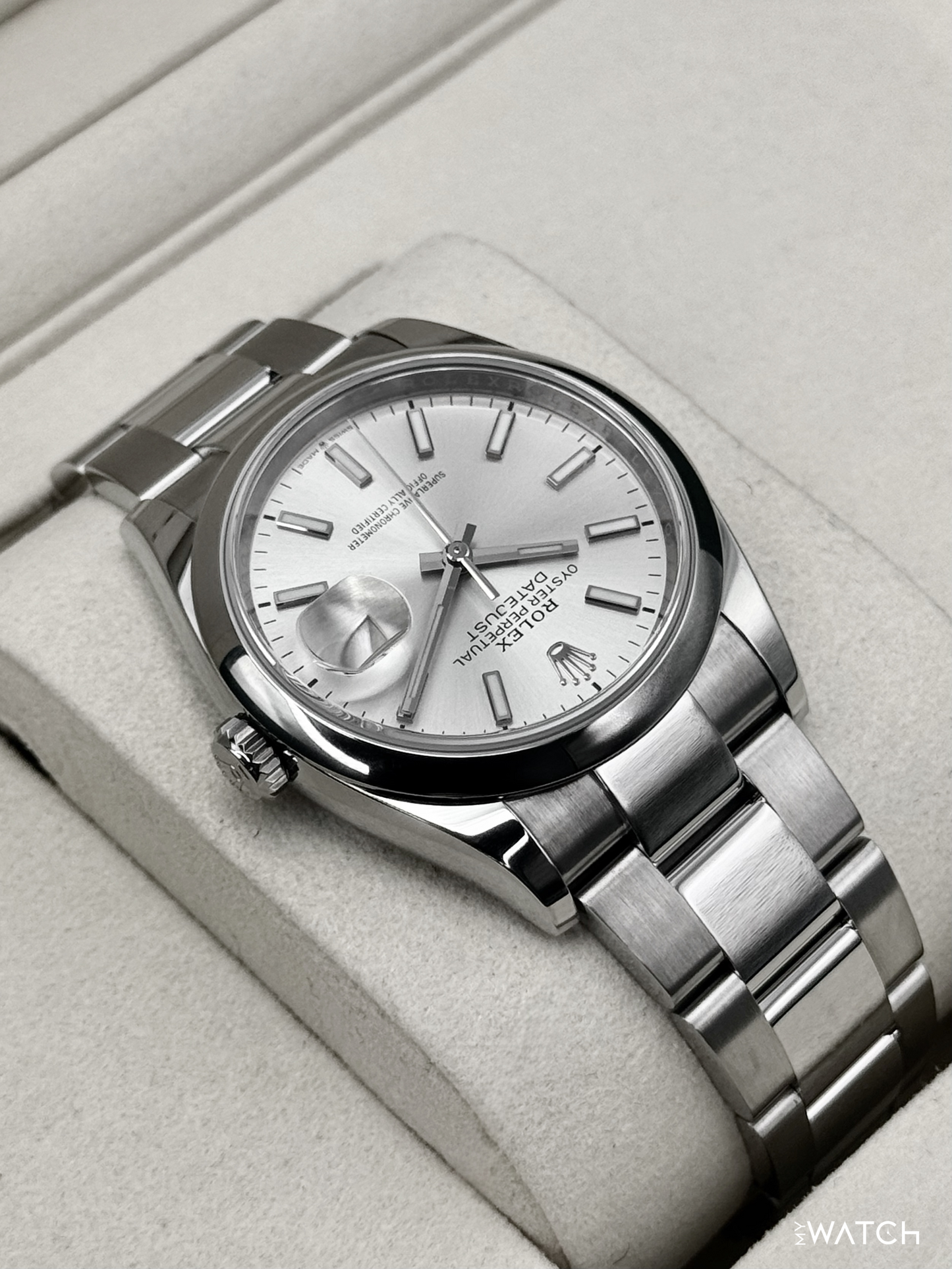 2025 Rolex Datejust 36mm 126200 Stainless Steel Oyster Silver Dial