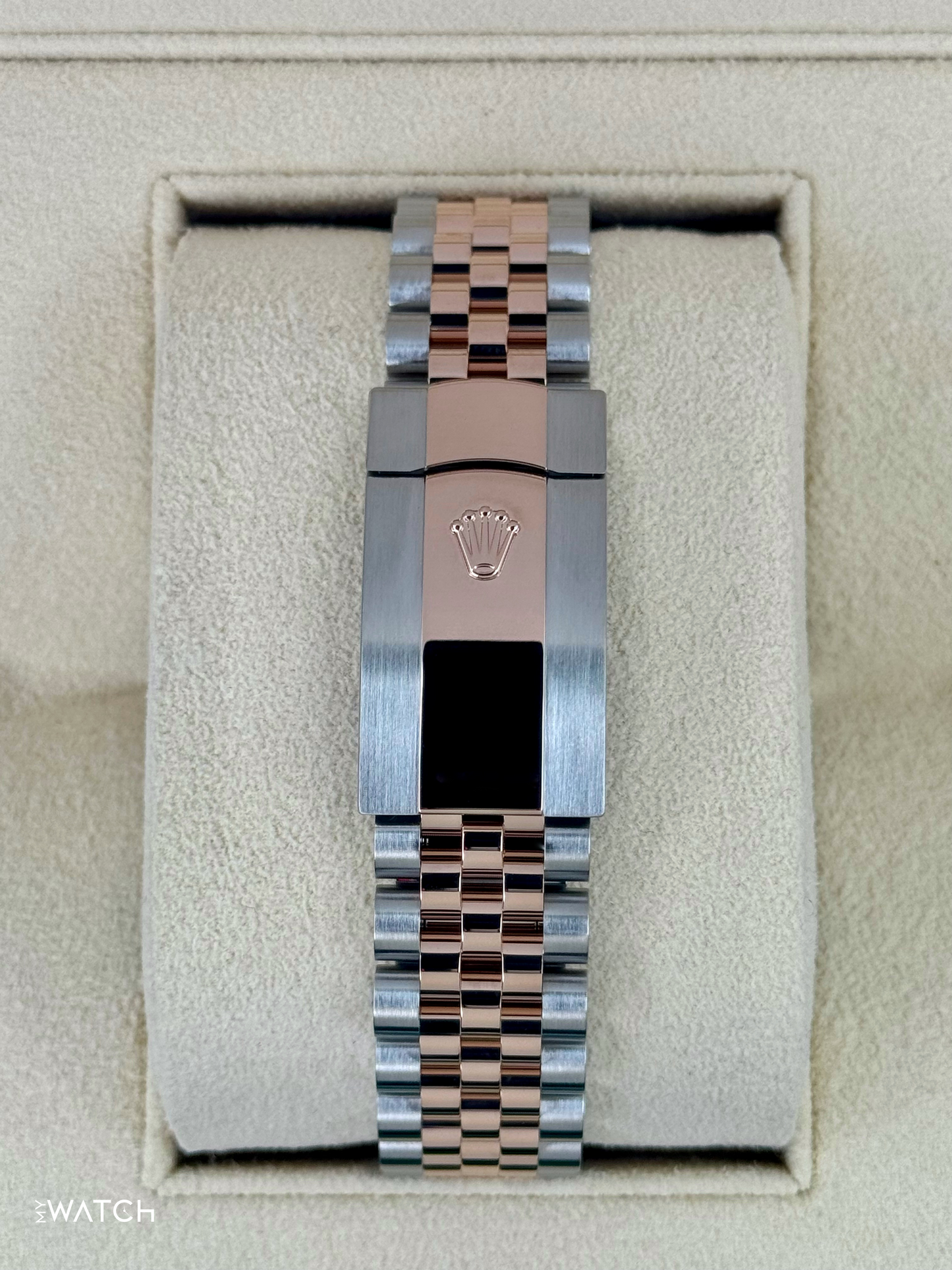 2023 Rolex Datejust 41mm 126331 Two-Tone Jubilee Chocolate Diamond Dial