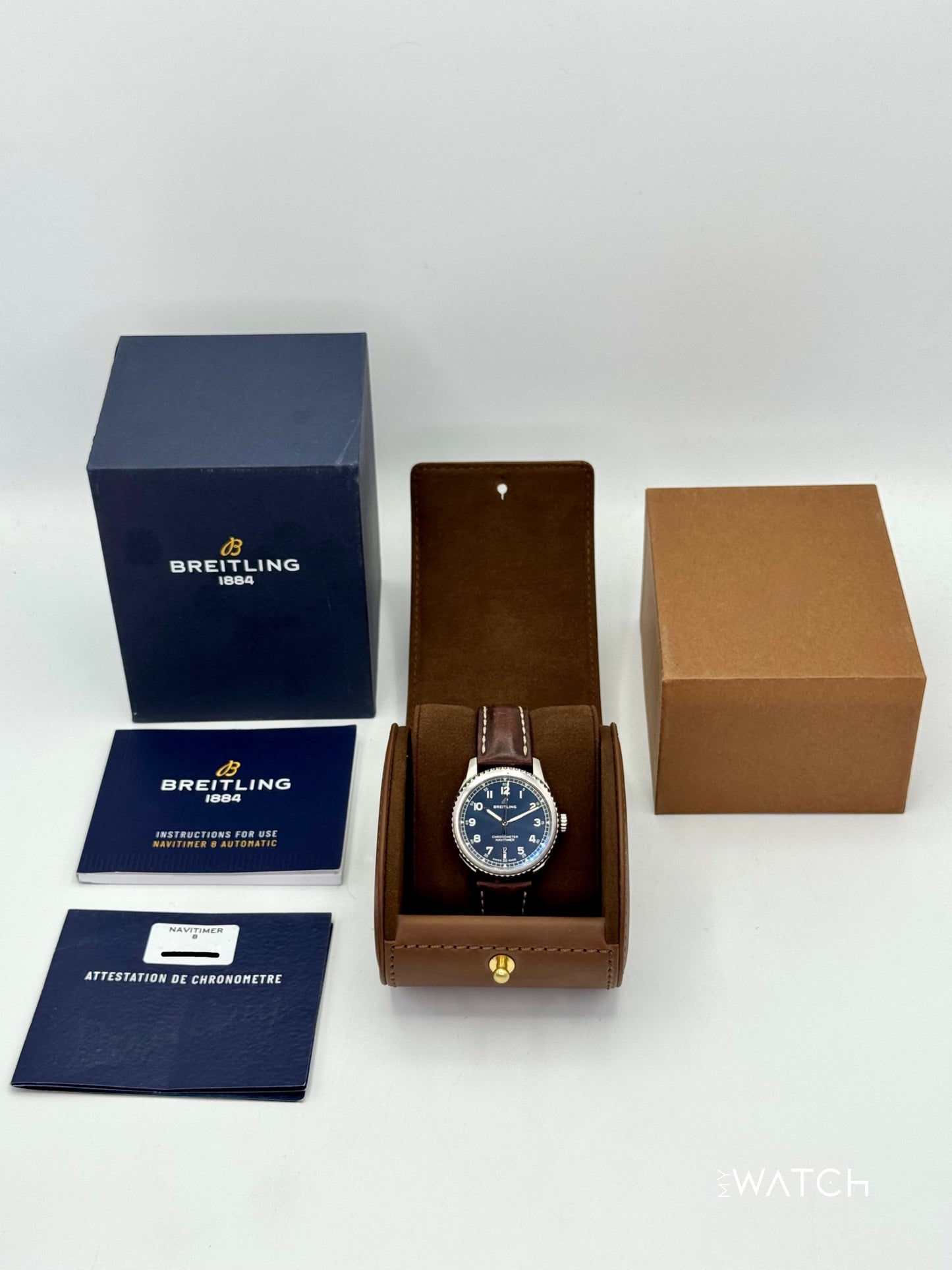 Breitling Navitimer 8 Automatic 41mm A17314101C1A1 Blue Dial - MyWatchLLC