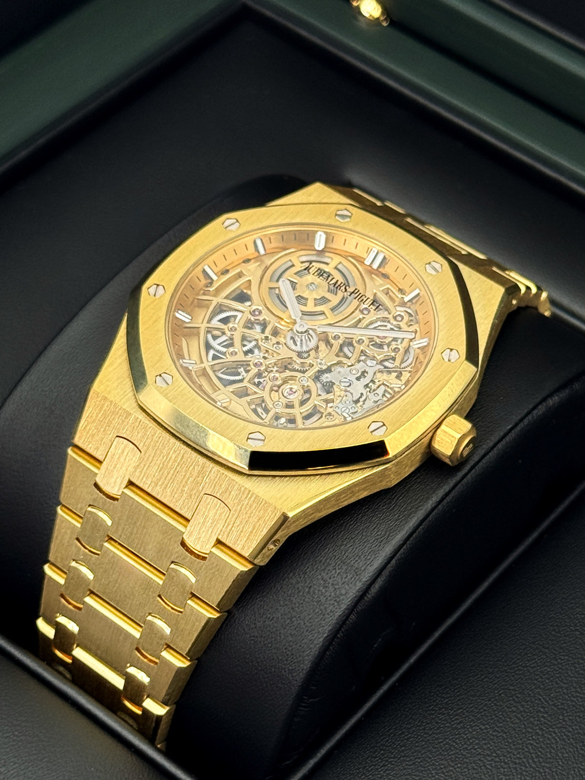 2025 Audemars Piguet Royal Oak 39mm 16204BA Jumbo Openworked Skelton