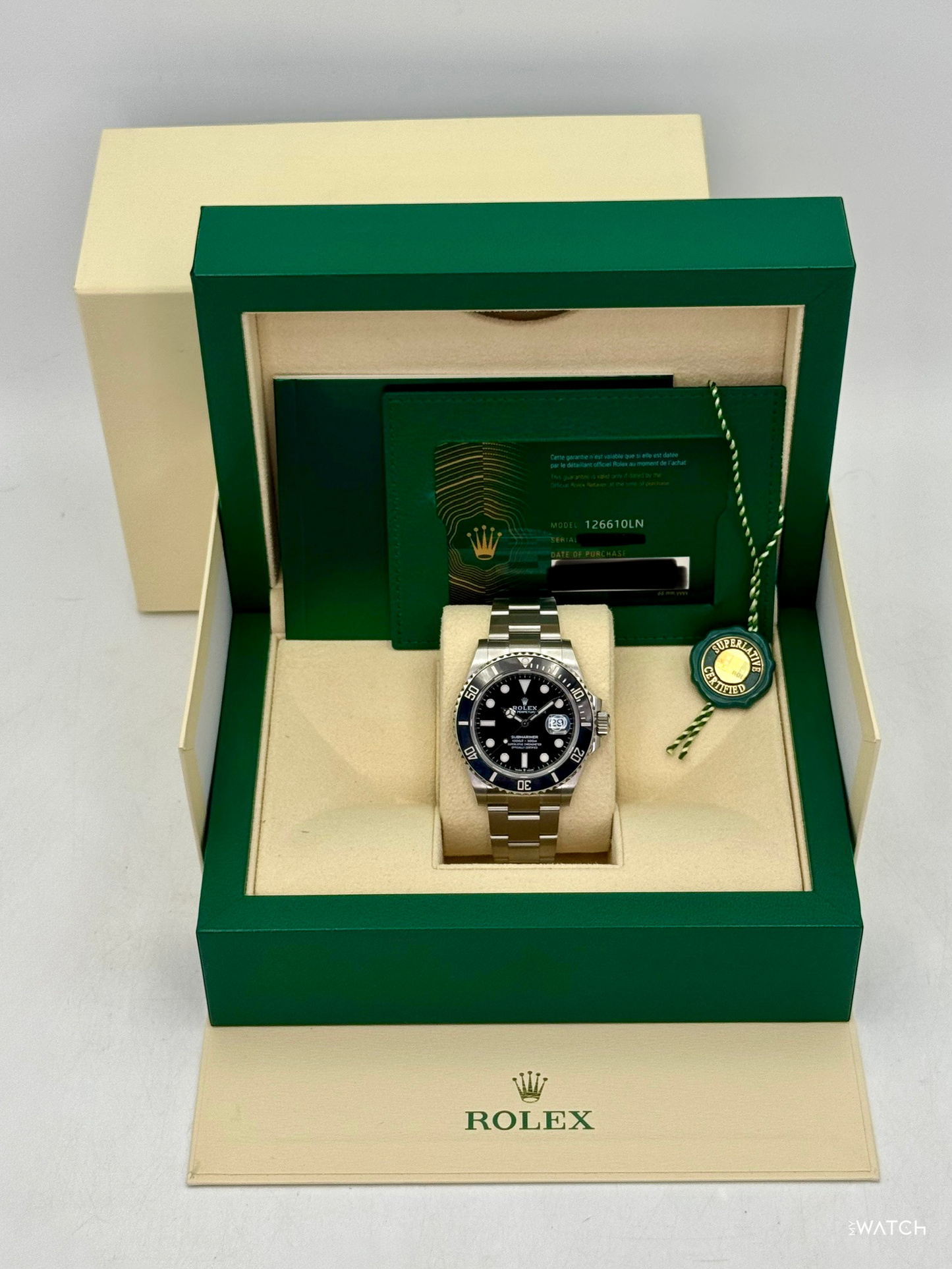 2024 Rolex Submariner 41mm 126610LN Stainless Steel Black Dial