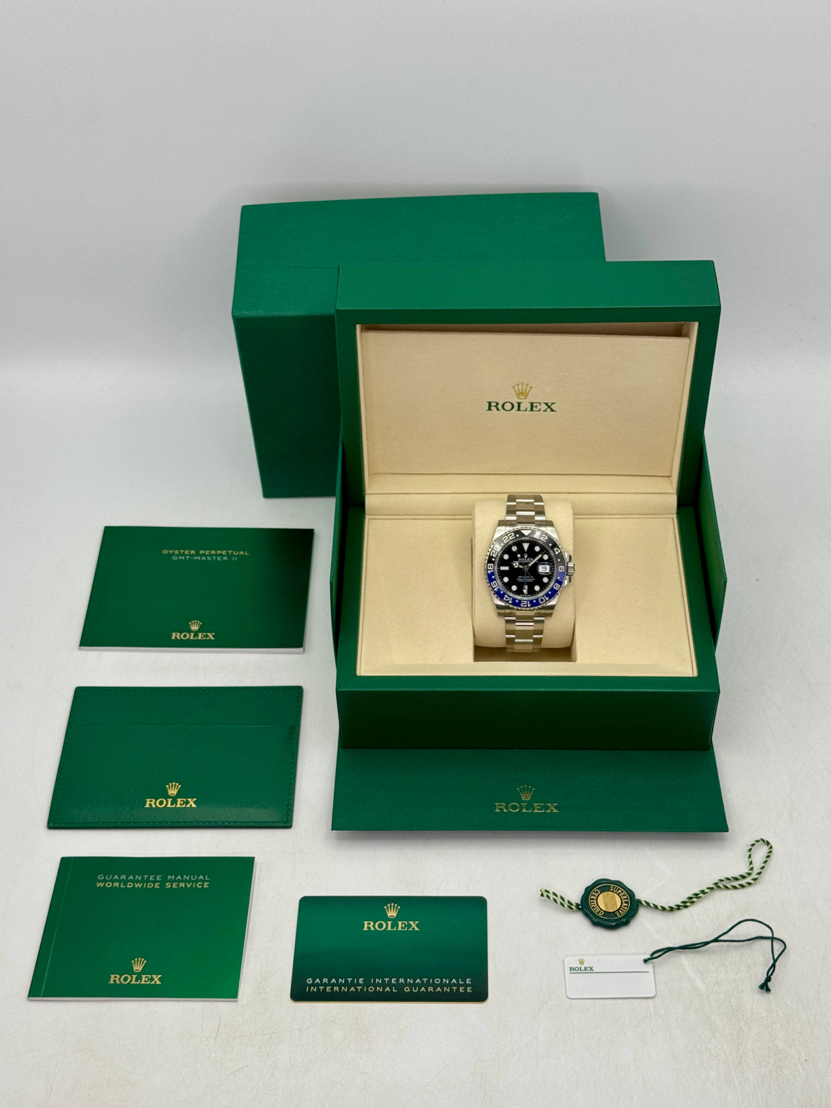 NEW 2025 Rolex GMT-Master II Batman 40mm 126710BLNR Oyster (STICKERED)