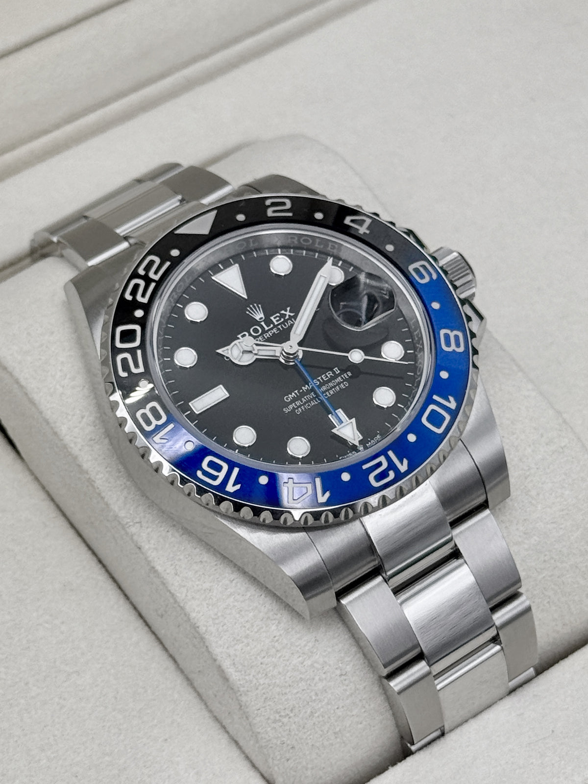 2025 Rolex GMT-Master II "Batman" 40mm 126710BLNR Oyster