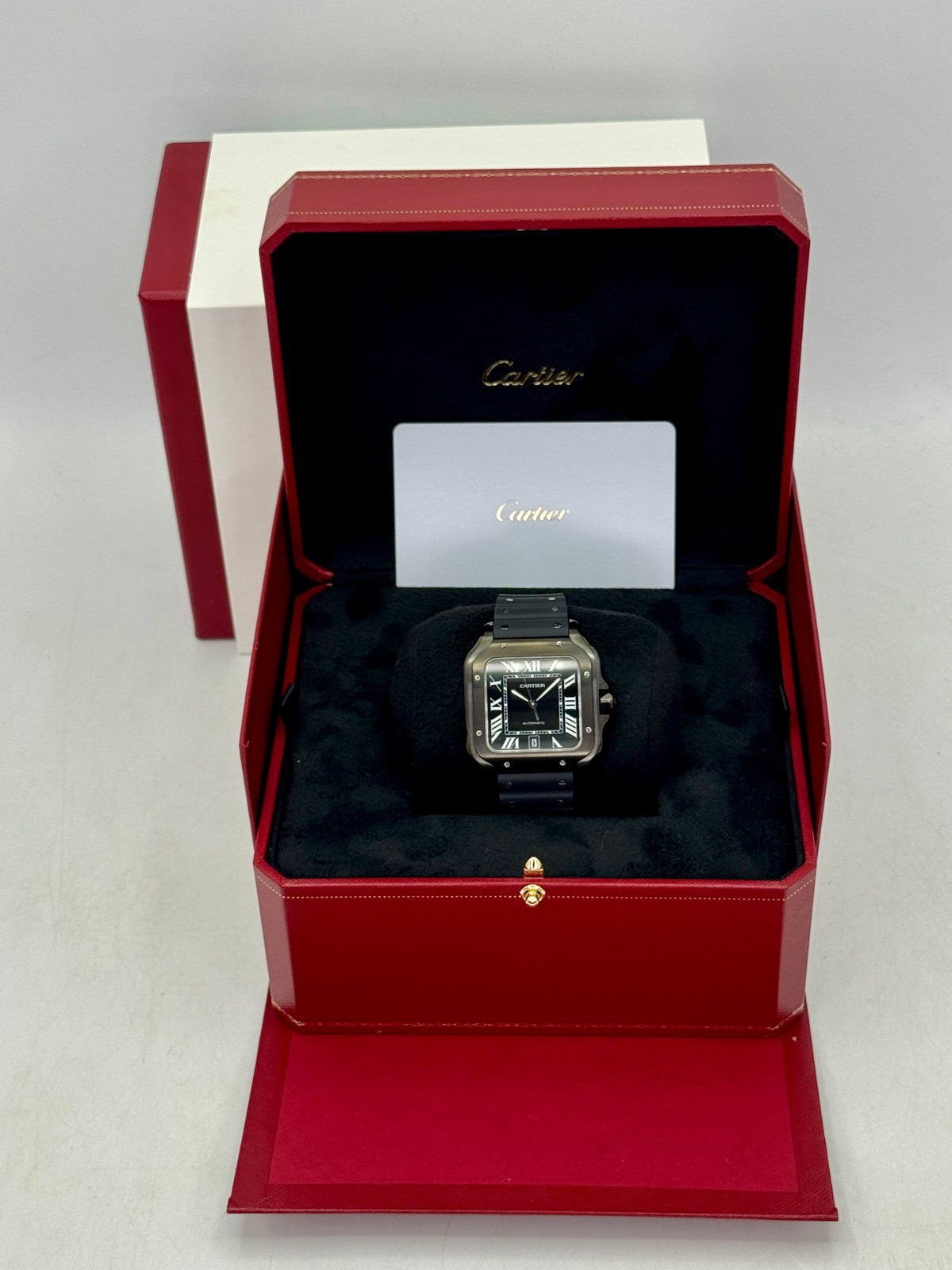 Cartier Santos De Cartier 39mm WSSA0039 Stainless Steel Black Dial - NEW 2026