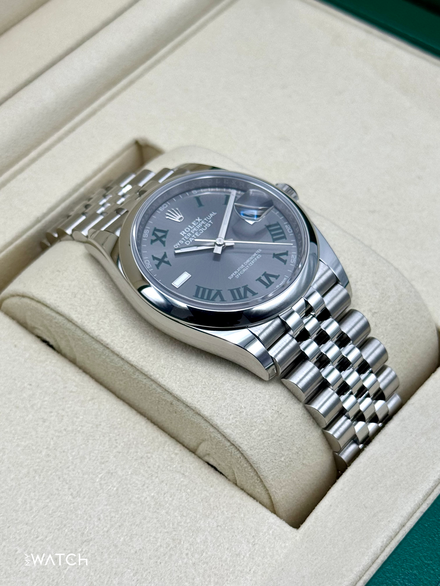 NEW 2025 Rolex Datejust 36mm 126200 Jubilee Wimbledon Dial