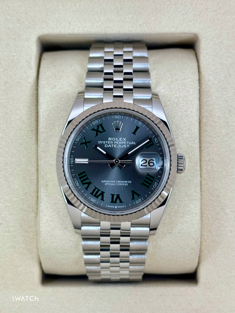 NEW 2026 Rolex Datejust 36mm 126234 Jubilee Wimbledon Dial