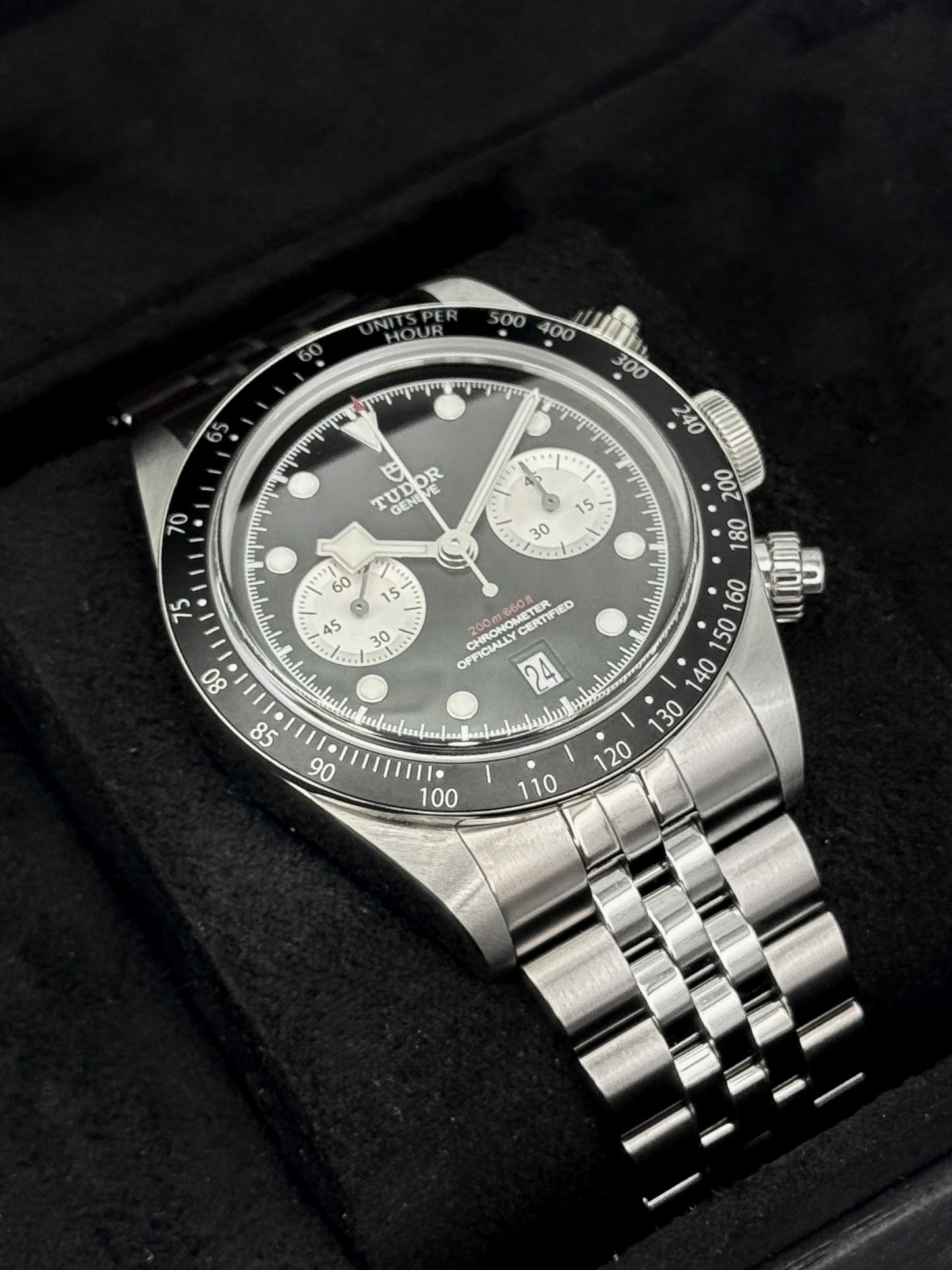 2025 Tudor Black Bay Chrono "Reverse Panda" 41mm 79360N Stainless Steel Black Dial