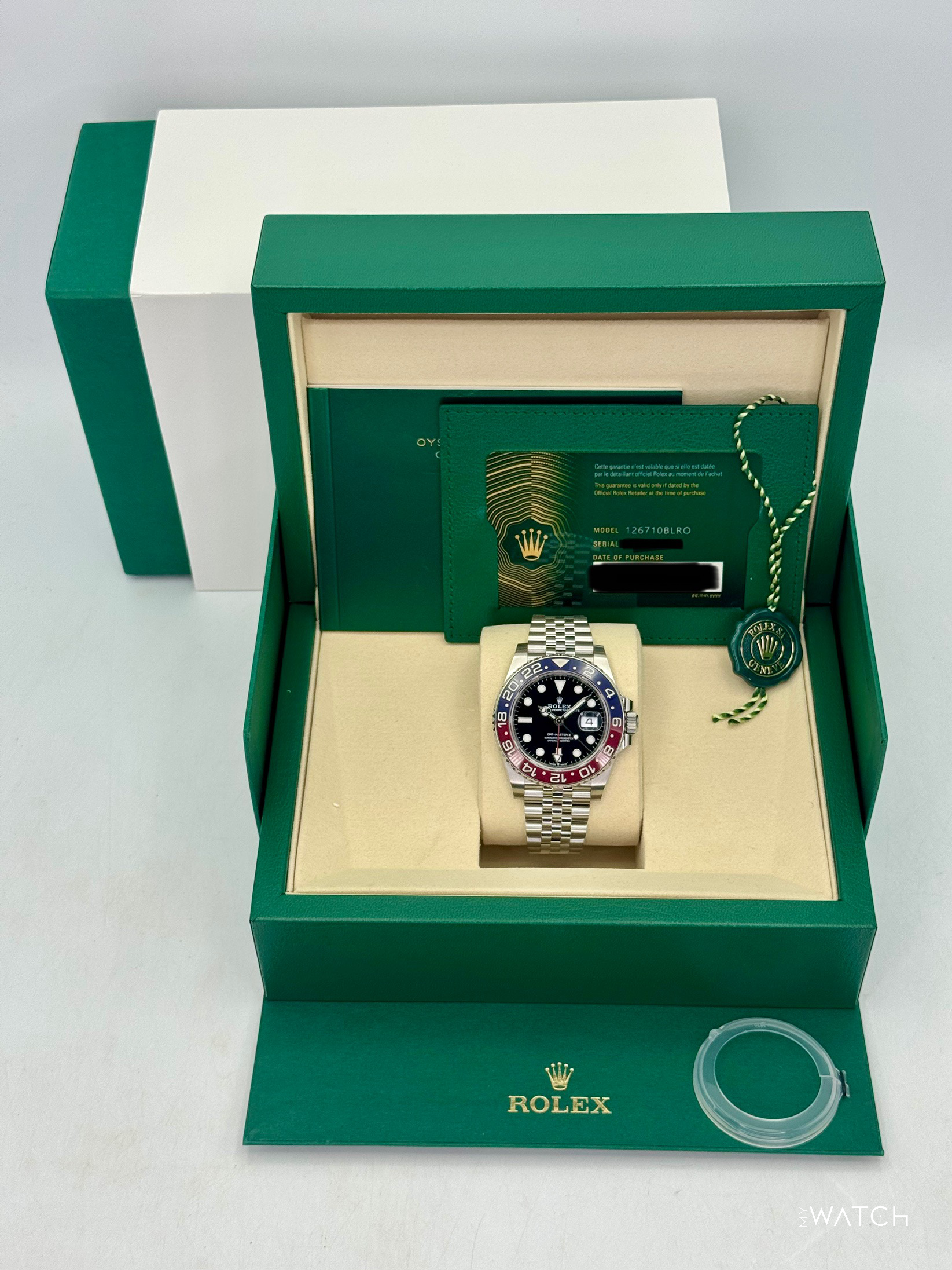 NEW 2026 Rolex GMT-Master II "Pepsi" 40mm 126710BLRO Jubilee (STICKERED) - MyWatchLLC