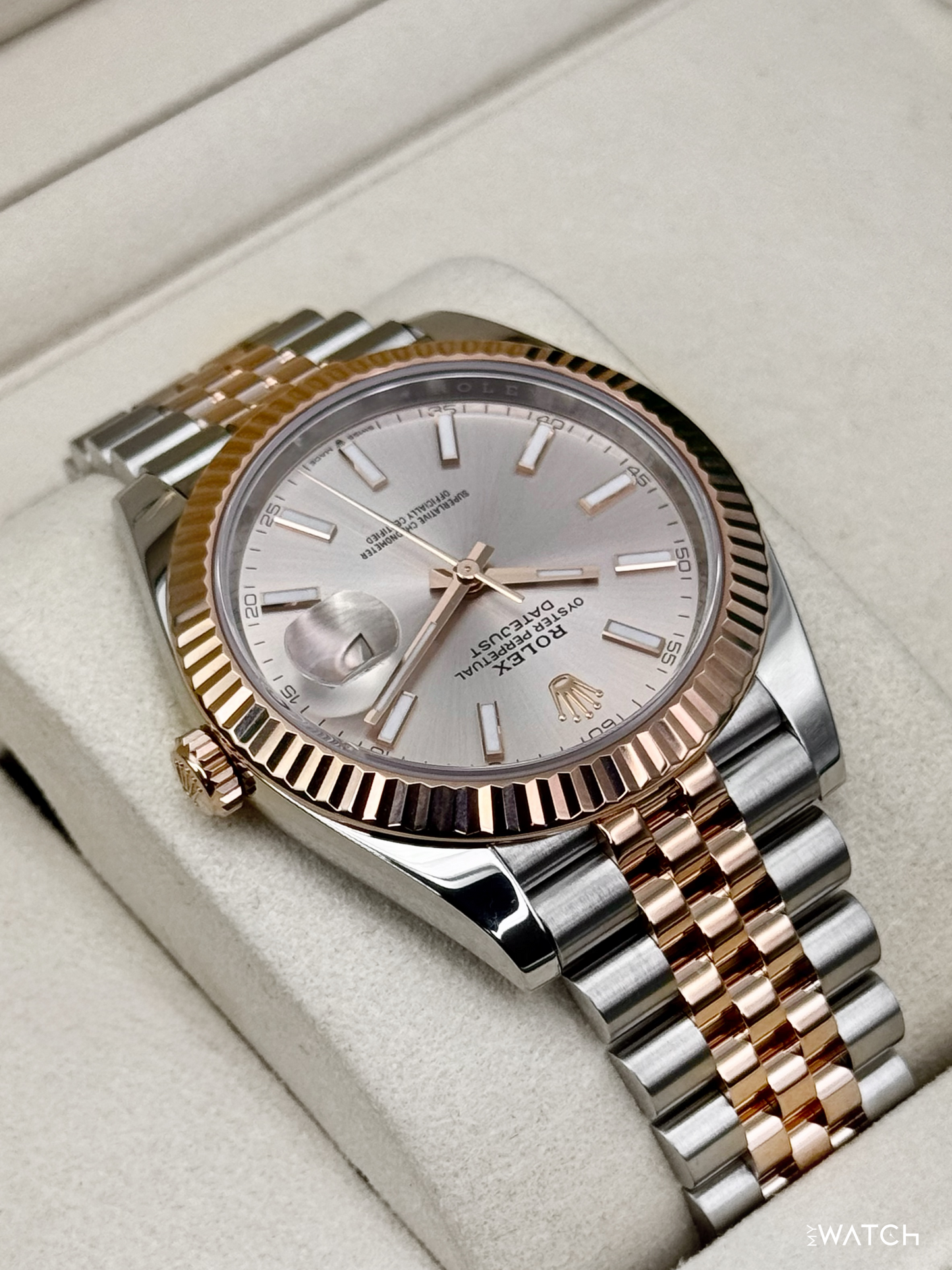 2025 Rolex Datejust 41mm 126331 Two-Tone Jubilee Sundust Dial - MyWatchLLC