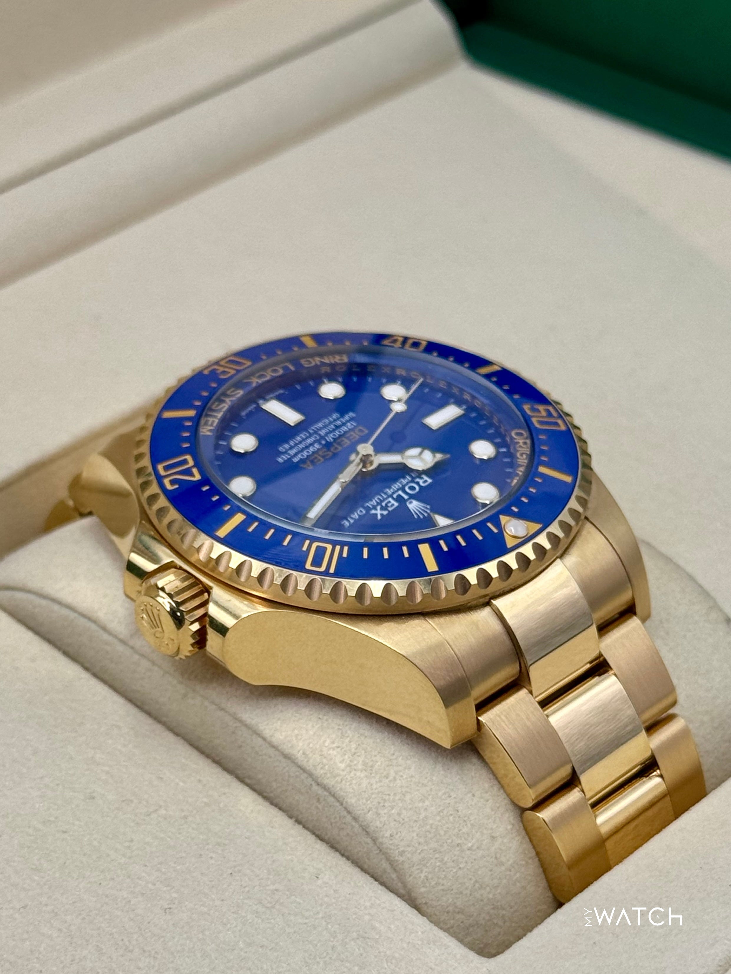 NEW 2025 Rolex Deepsea 44mm 136668LB Yellow Gold Blue Dial
