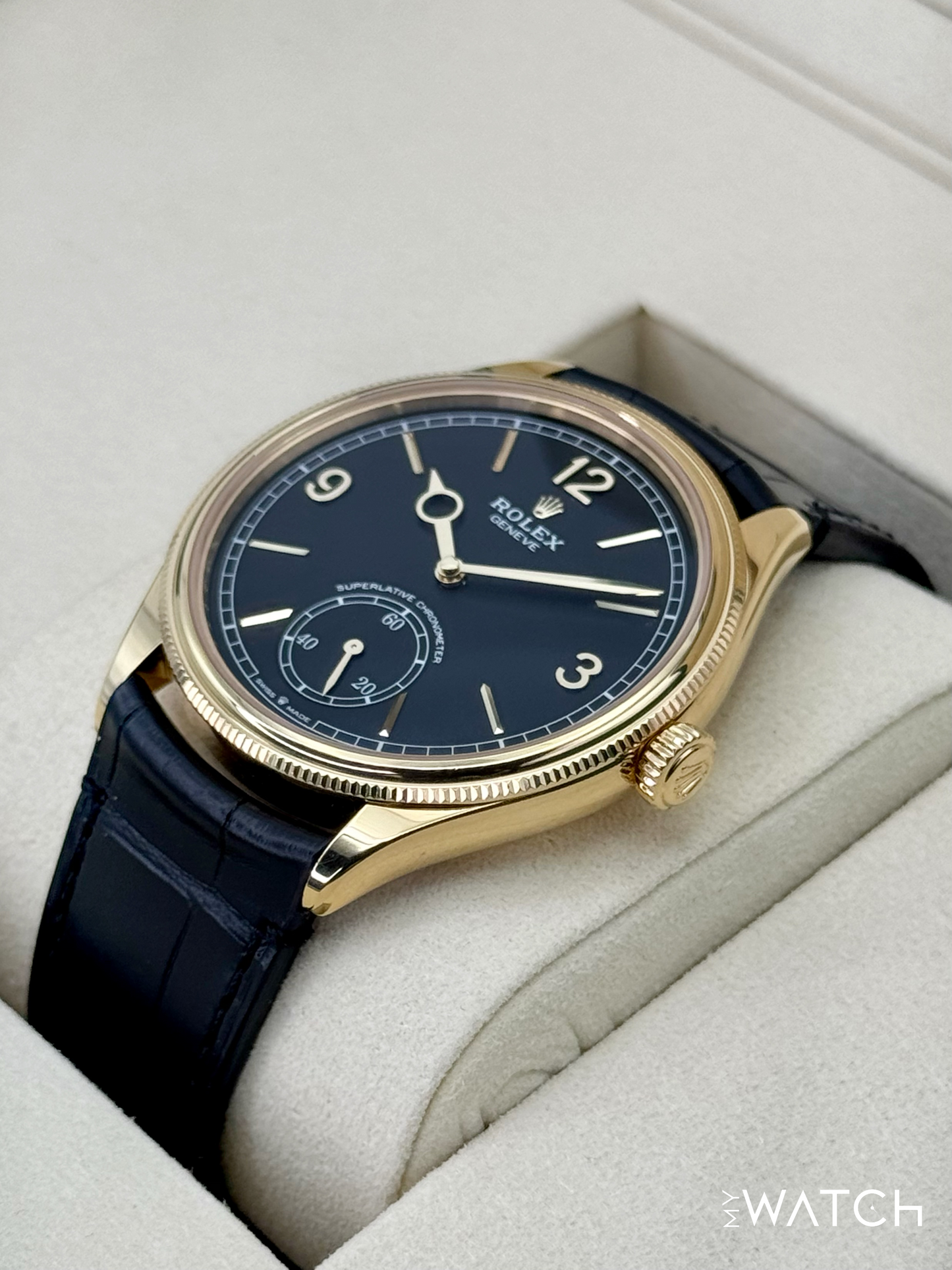 NEW 2025 Rolex 1908 39mm 52508 Yellow Gold Black Dial