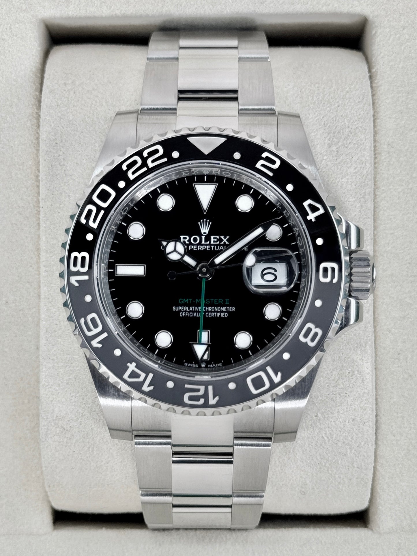 2025 Rolex GMT-Master II "Bruce Wayne" 40mm 126710GRNR Oyster