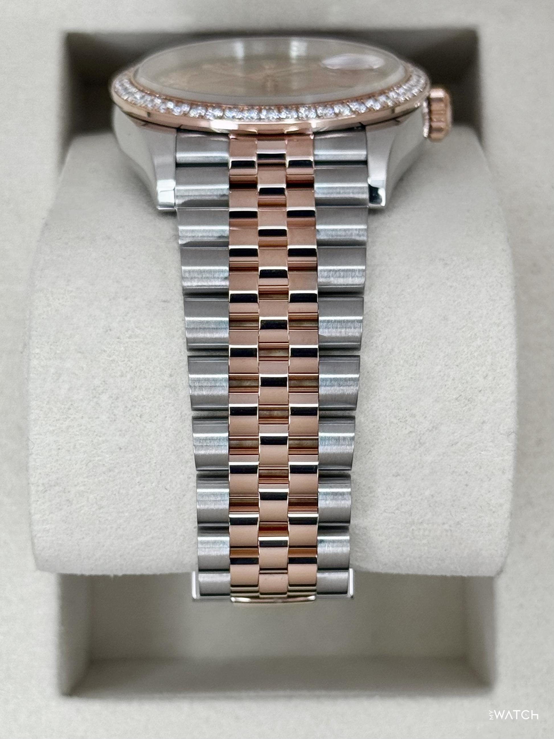 2025 Rolex Datejust 36mm 126281RBR Two-Tone Jubilee Pink Diamond Dial - MyWatchLLC