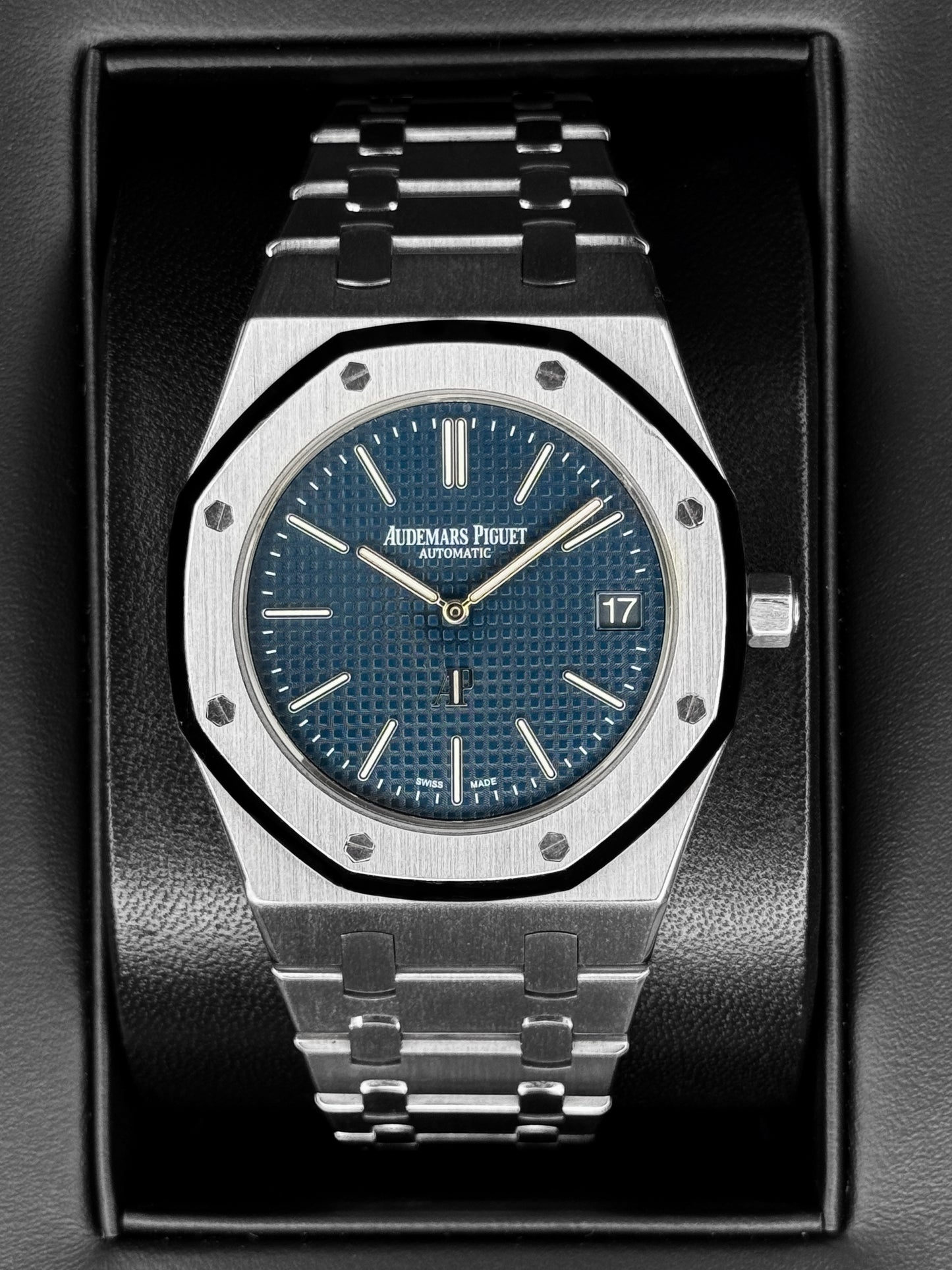 2016 Audemars Piguet Royal Oak 39mm 15202ST Stainless Steel Blue Dial