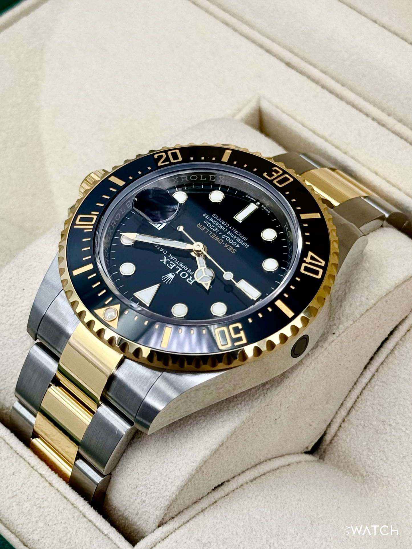 NEW 2022 Rolex Sea-Dweller 43mm 126603 Two-Tone Black Dial - MyWatchLLC