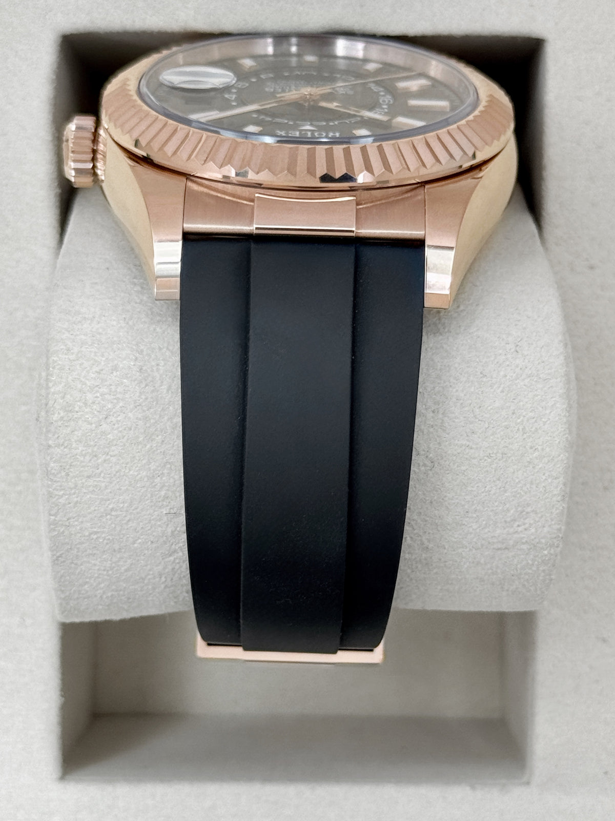 NEW 2026 Rolex Sky-Dweller 42mm 336235 Rose Gold Oysterflex Chocolate Dial (STICKERED)