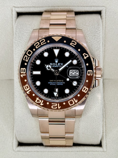 2024 Rolex GMT-Master II "Rootbeer" 40mm 126715CHNR Rose Gold