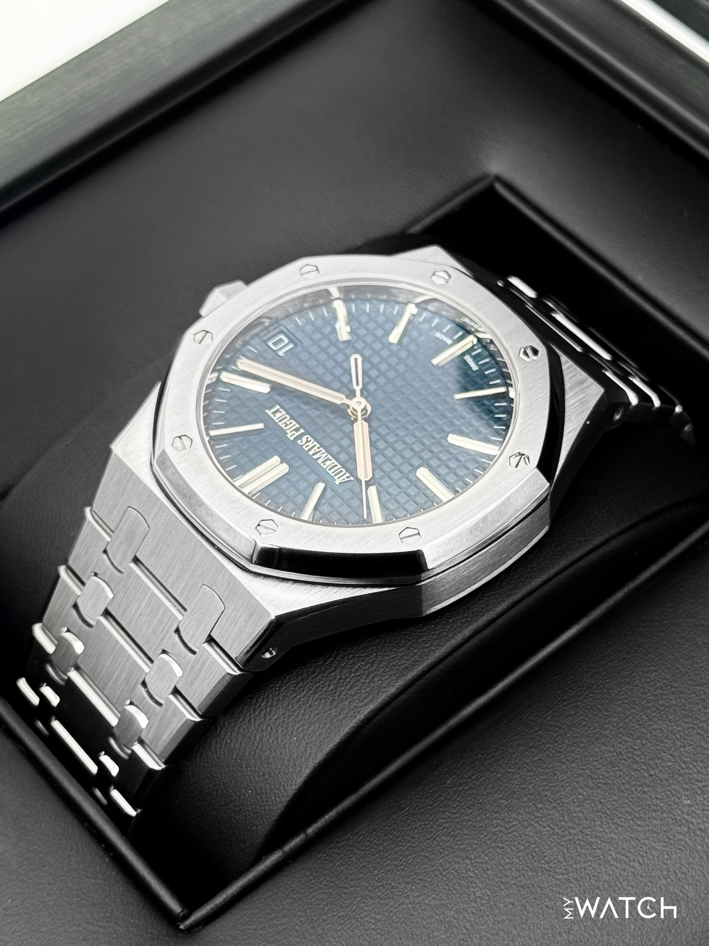 2023 Audemars Piguet  Royal Oak  41mm 15510ST Stainless Steel Blue Dial - MyWatchLLC