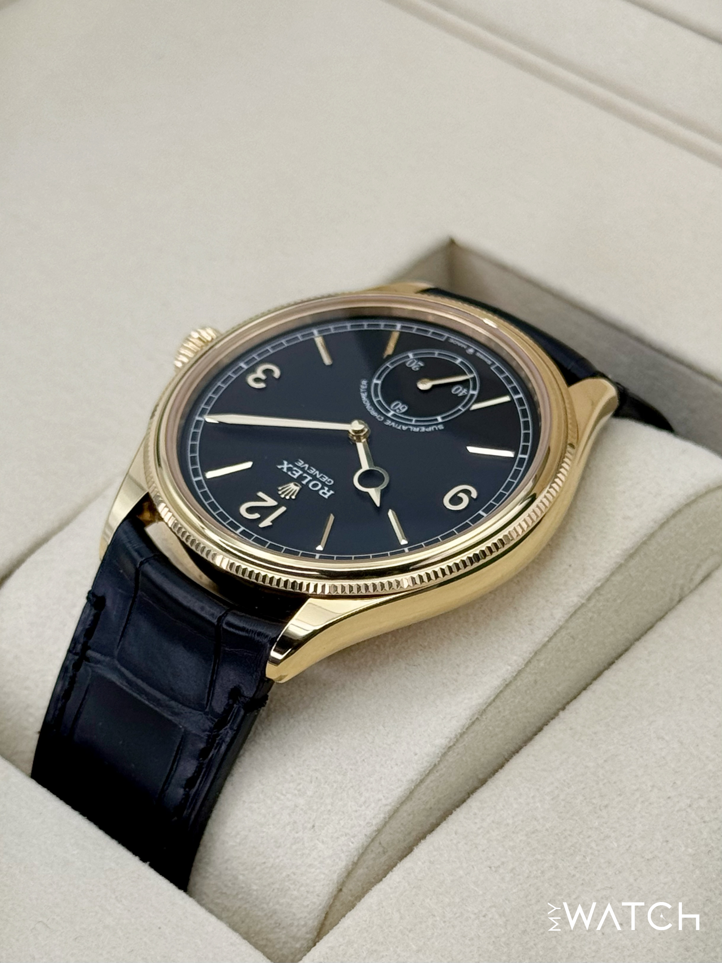 NEW 2025 Rolex 1908 39mm 52508 Yellow Gold Black Dial