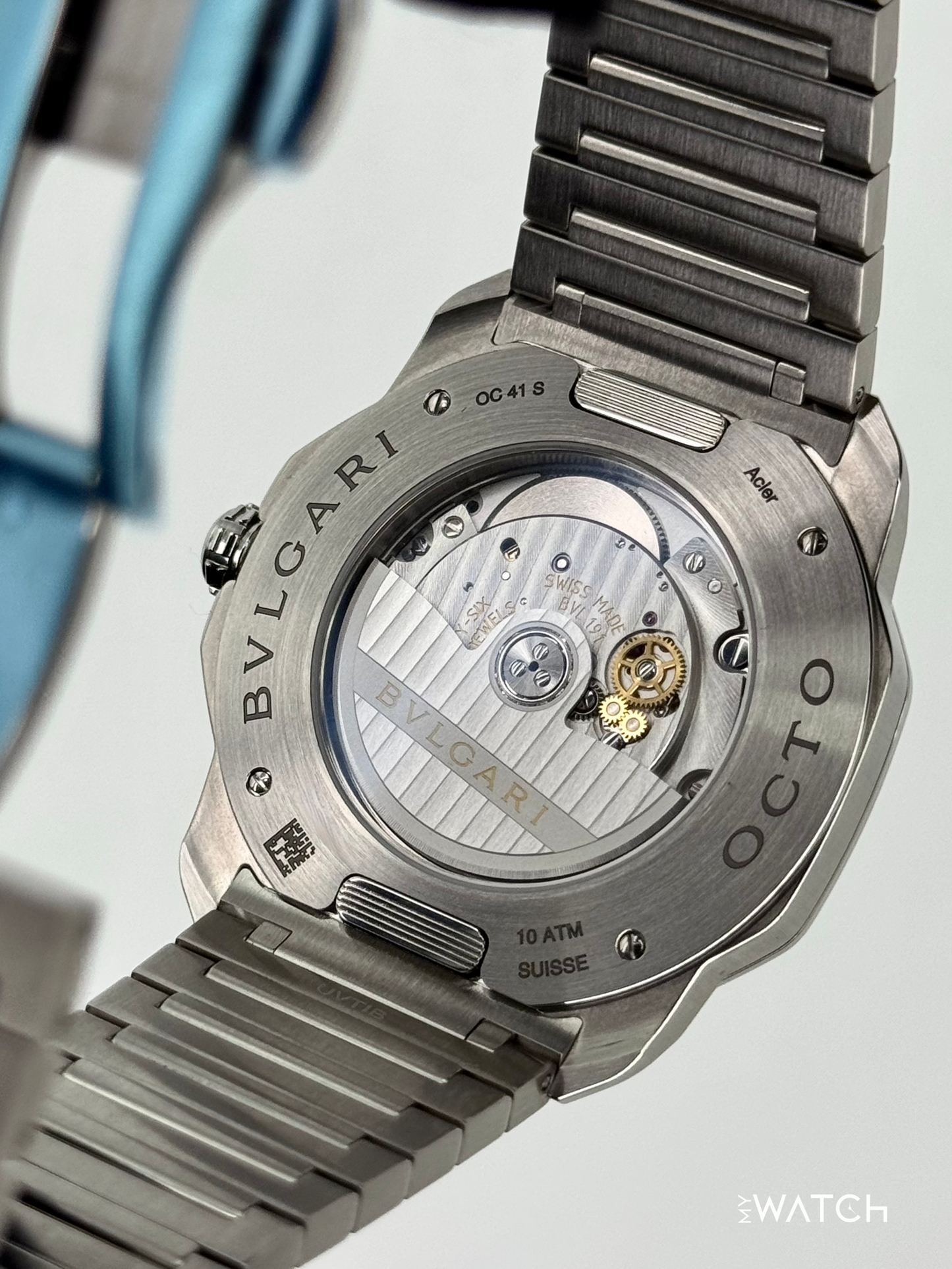 2025 Bvlgari Octo Roma 41mm 103739 Stainless Steel Blue Dial - MyWatchLLC