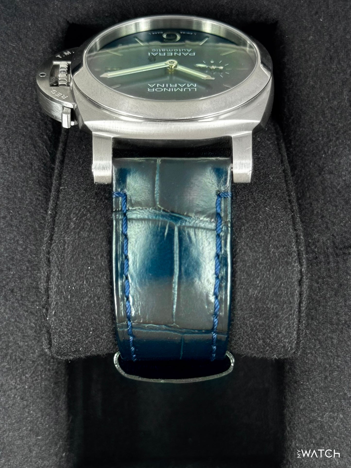 2021 Panerai Luminor Marina Quaranta 40mm PAM01270 Stainless Steel Blue Dial