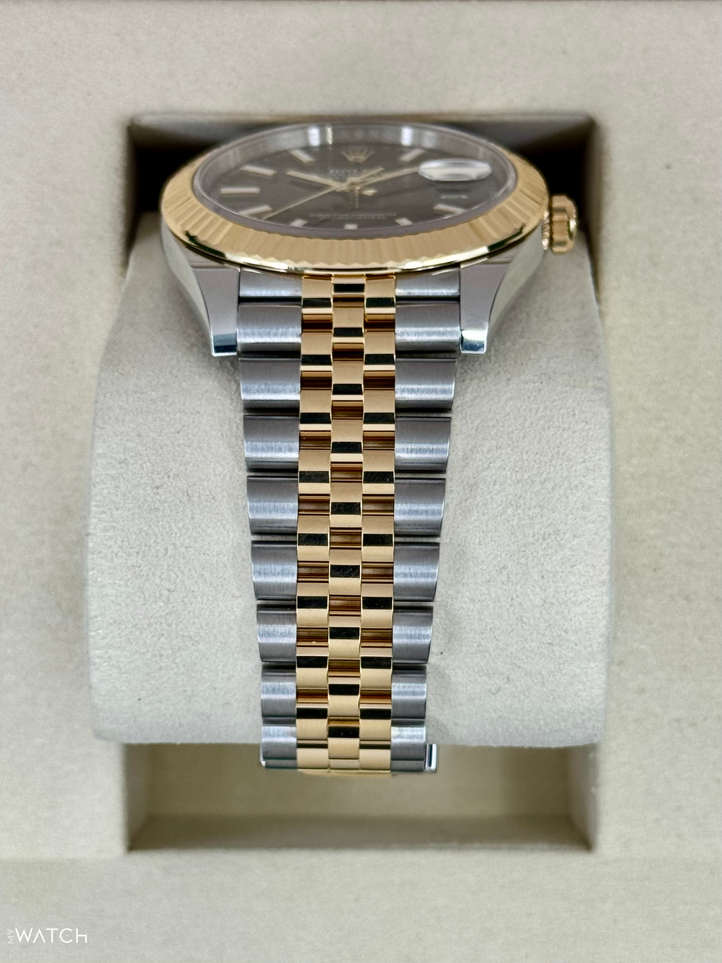 NEW 2025 Rolex Datejust 41mm 126333 Two-Tone Jubilee Black Dial