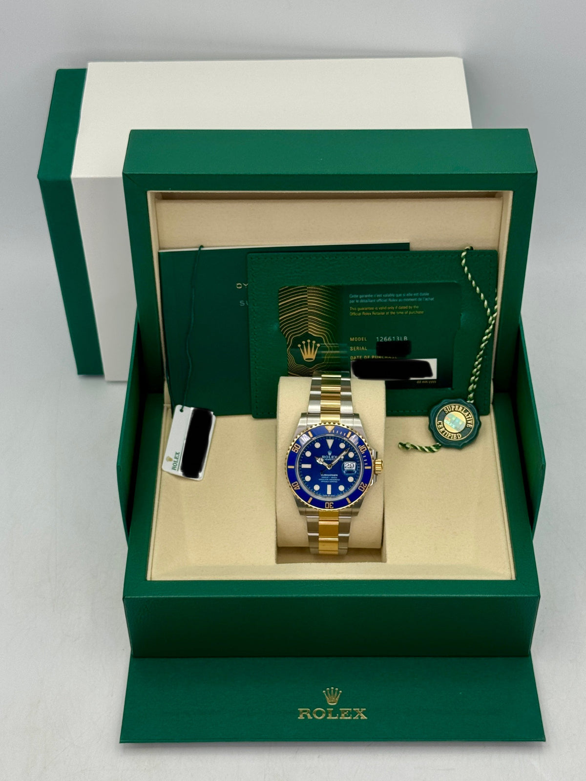 2026 Rolex Submariner Bluesy 41mm 126613LB Two-Tone Blue Dial - MyWatchLLC