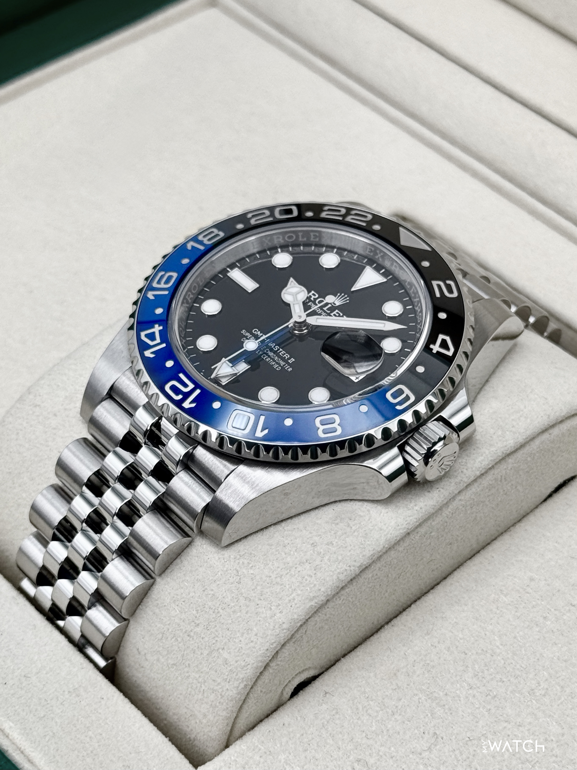 2025 Rolex GMT-Master II "Batgirl" 40mm 126710BLNR Jubilee - MyWatchLLC
