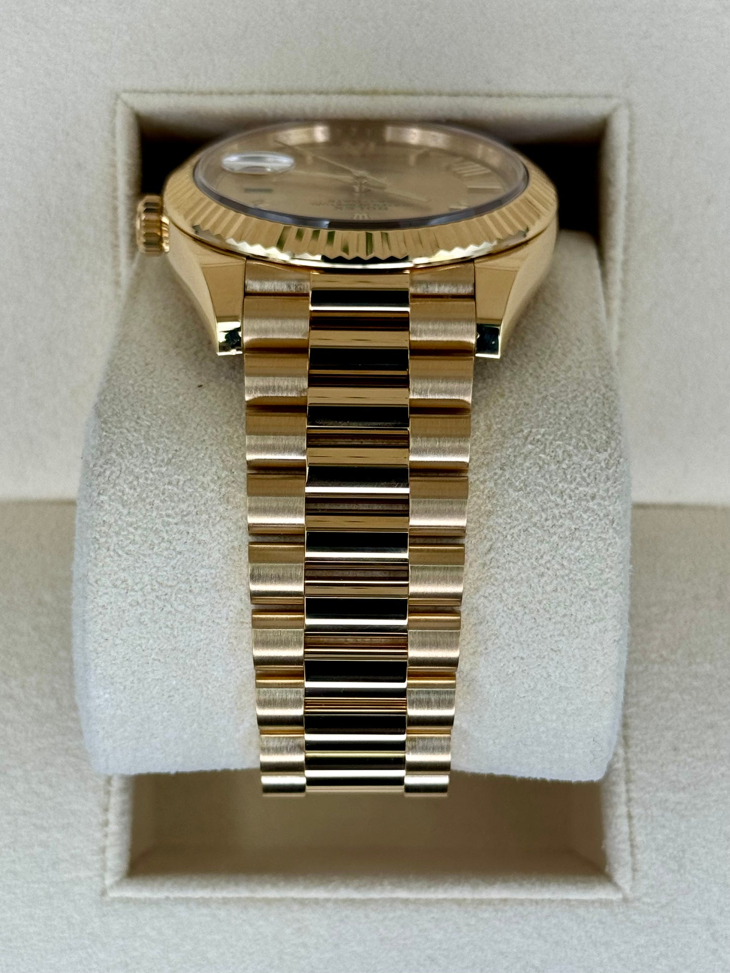 2021 Rolex Day-Date 40mm 228238 Presidential Champagne Dial