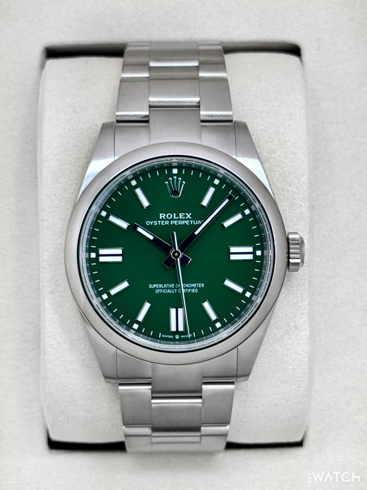 NEW 2026 Rolex Oyster Perpetual 41mm 134300 Green Dial