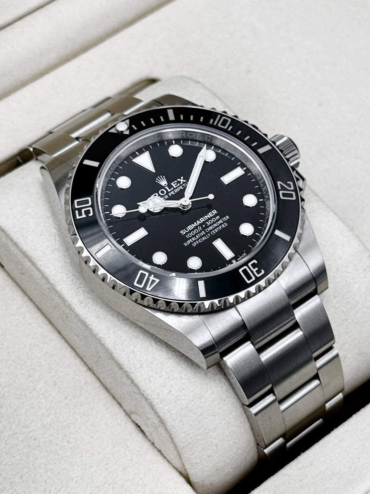 2026 Rolex Submariner 41mm 124060 Stainless Steel Black Dial