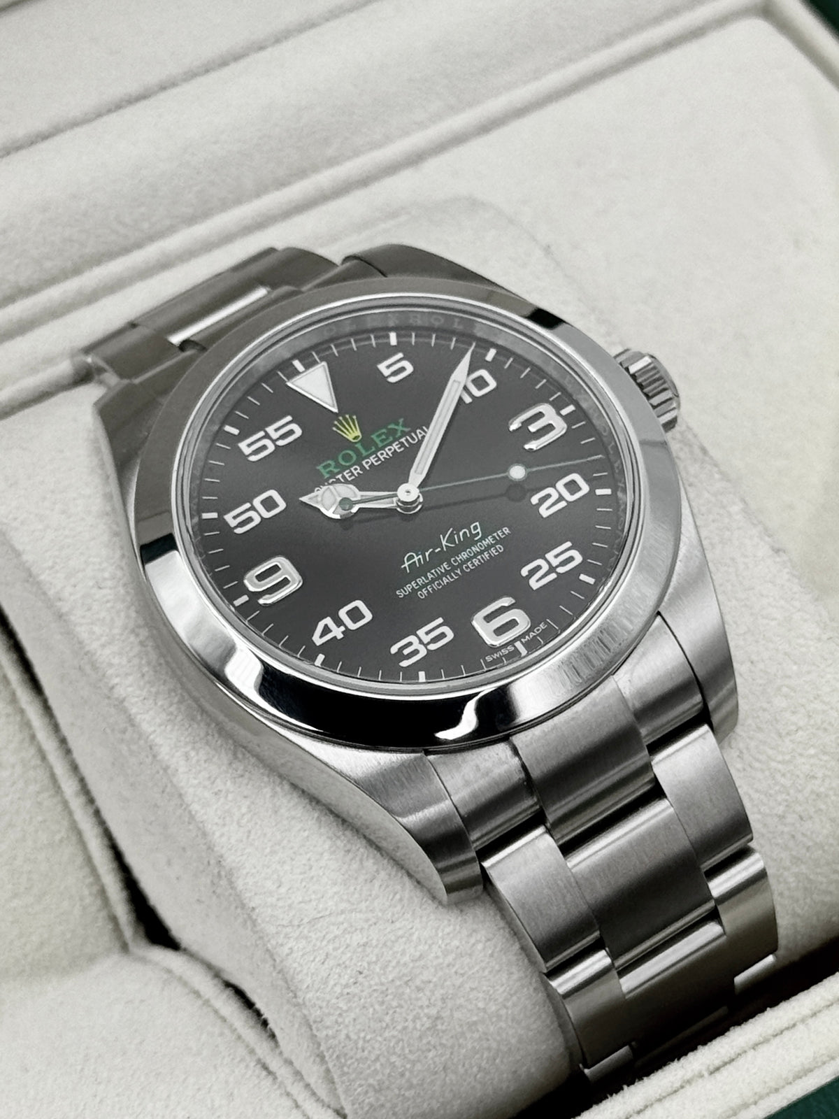 2026 Rolex Air-King 40mm 116900 Stainless Steel Black Dial (CPO)