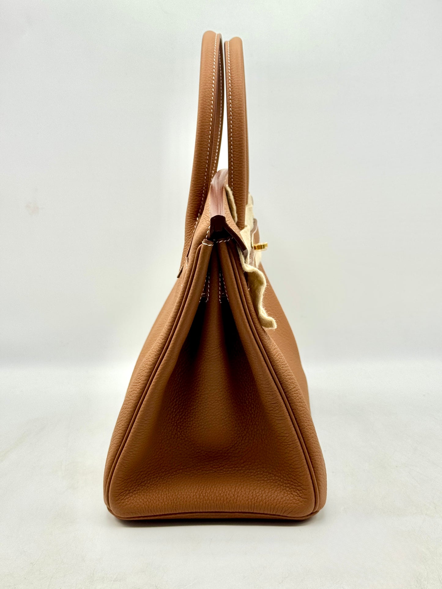 NEW Hermès Birkin 30 Handbag Togo Gold Hardware GHW Handbag