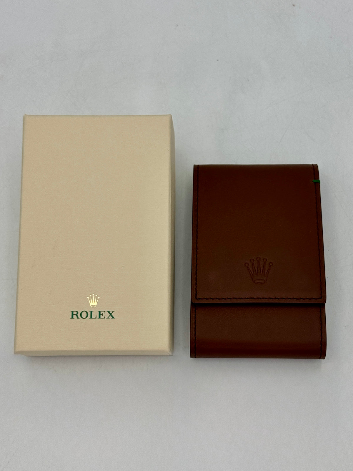 Rolex Leather Watch Travel Pouch