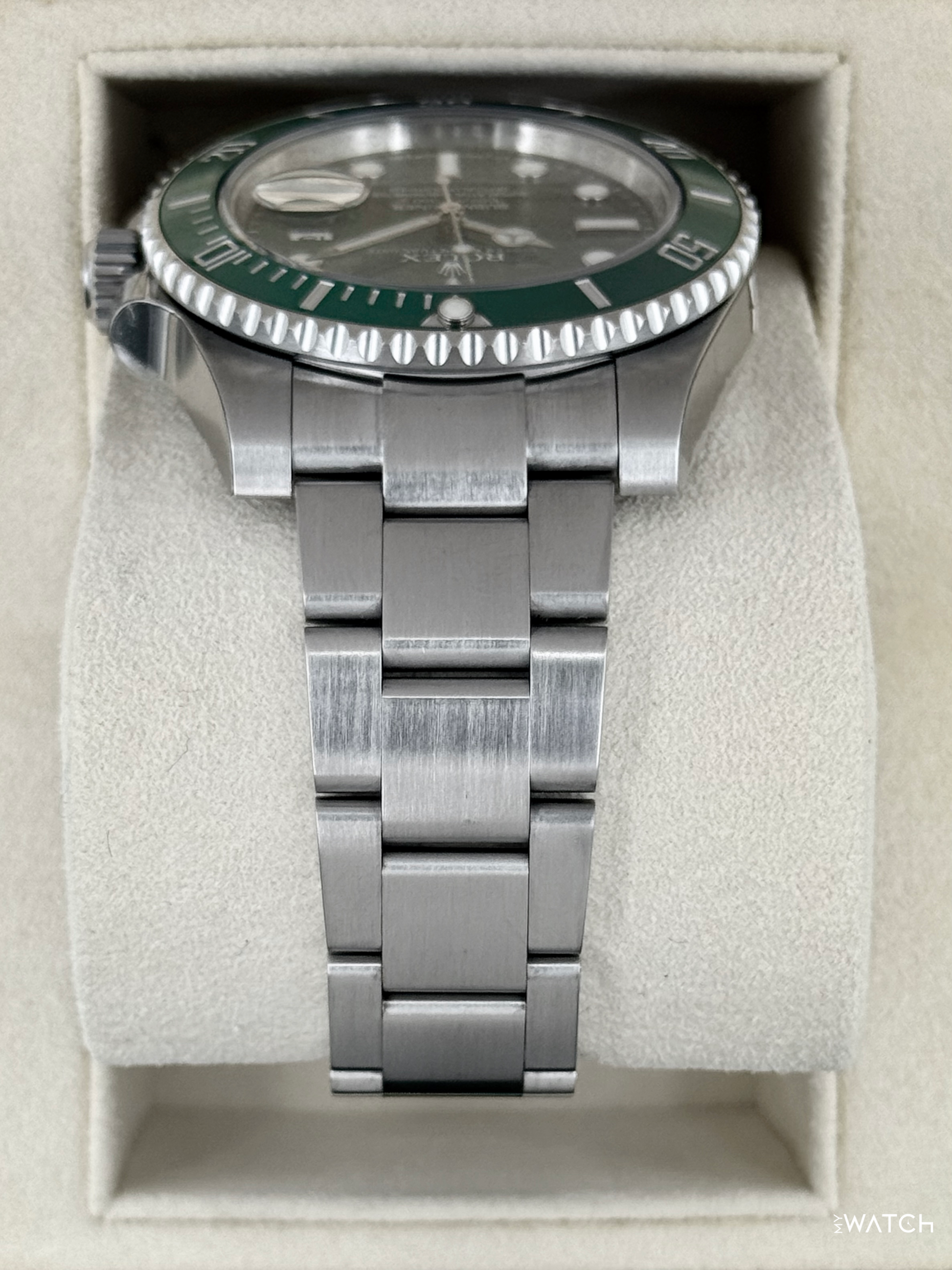 2016 Rolex Submariner “Hulk” 40mm 116610LV Green Dial (STICKERED) - MyWatchLLC