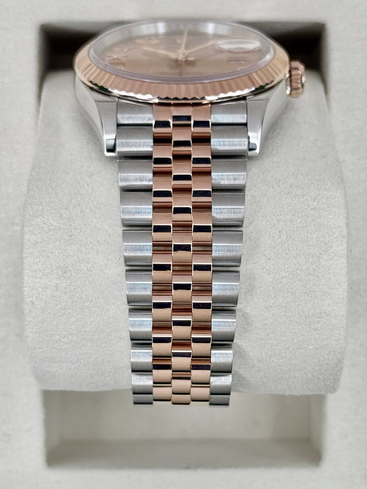 2025 Rolex Datejust 36mm 126231 Two-Tone Jubilee Rosé Diamond Dial