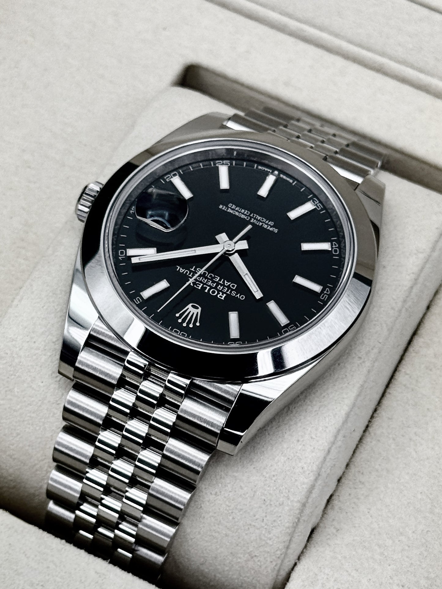 NEW 2026 Rolex Datejust 41mm 126300 Stainless Steel Jubilee Black Dial